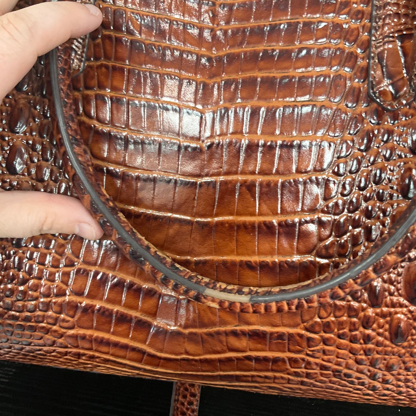HANDBAG DESIGNER by BRAHMIN In BROWN, Size: LARGE