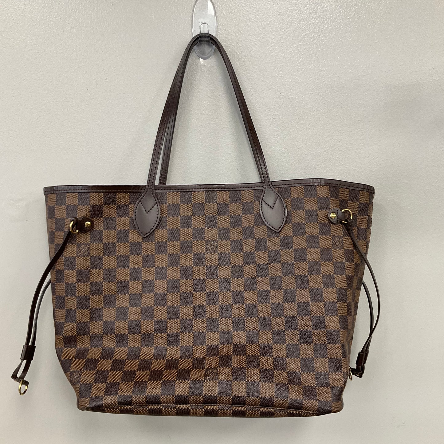Handbag Luxury Designer By Louis Vuitton In Brown, Size:Medium