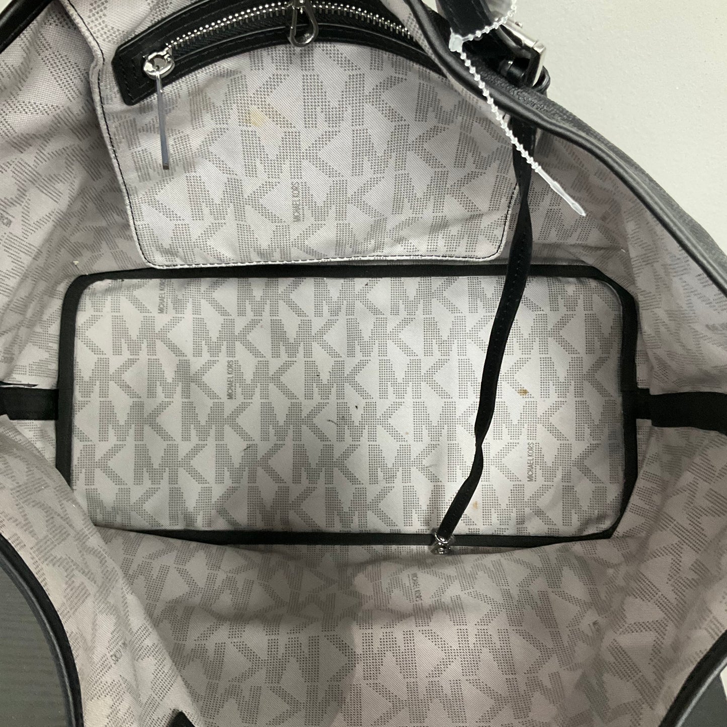 Tote Designer By Michael Kors In Black, Size:Large