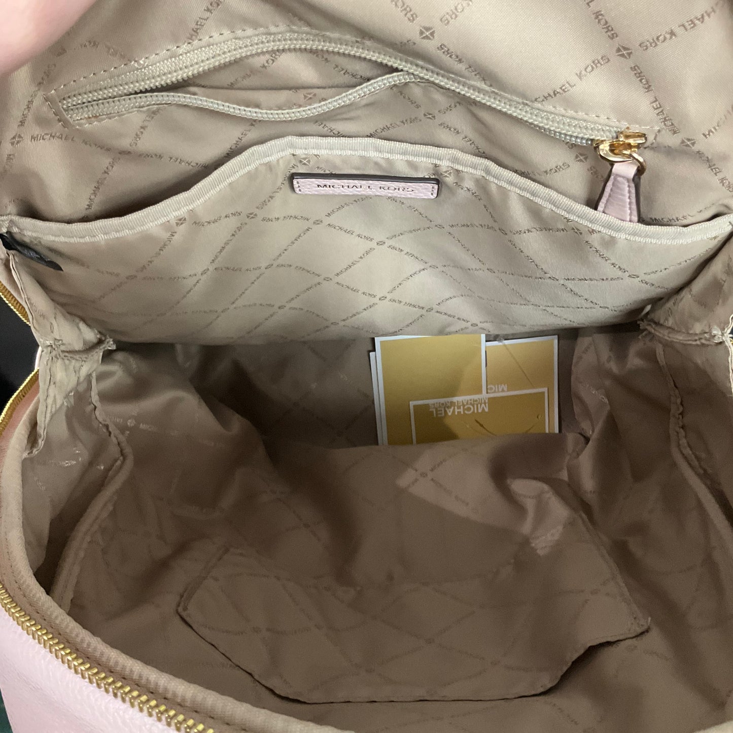 Backpack Designer By Michael Kors In Pink, Size:Large