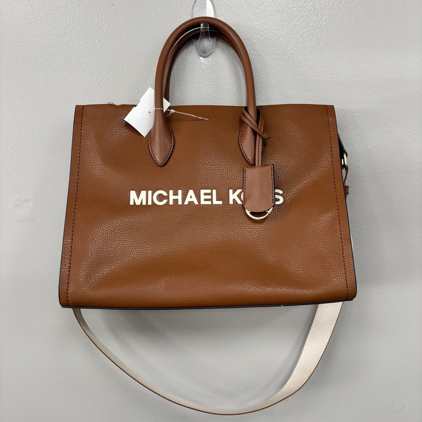Handbag Designer By Michael Kors In Brown, Size:Medium