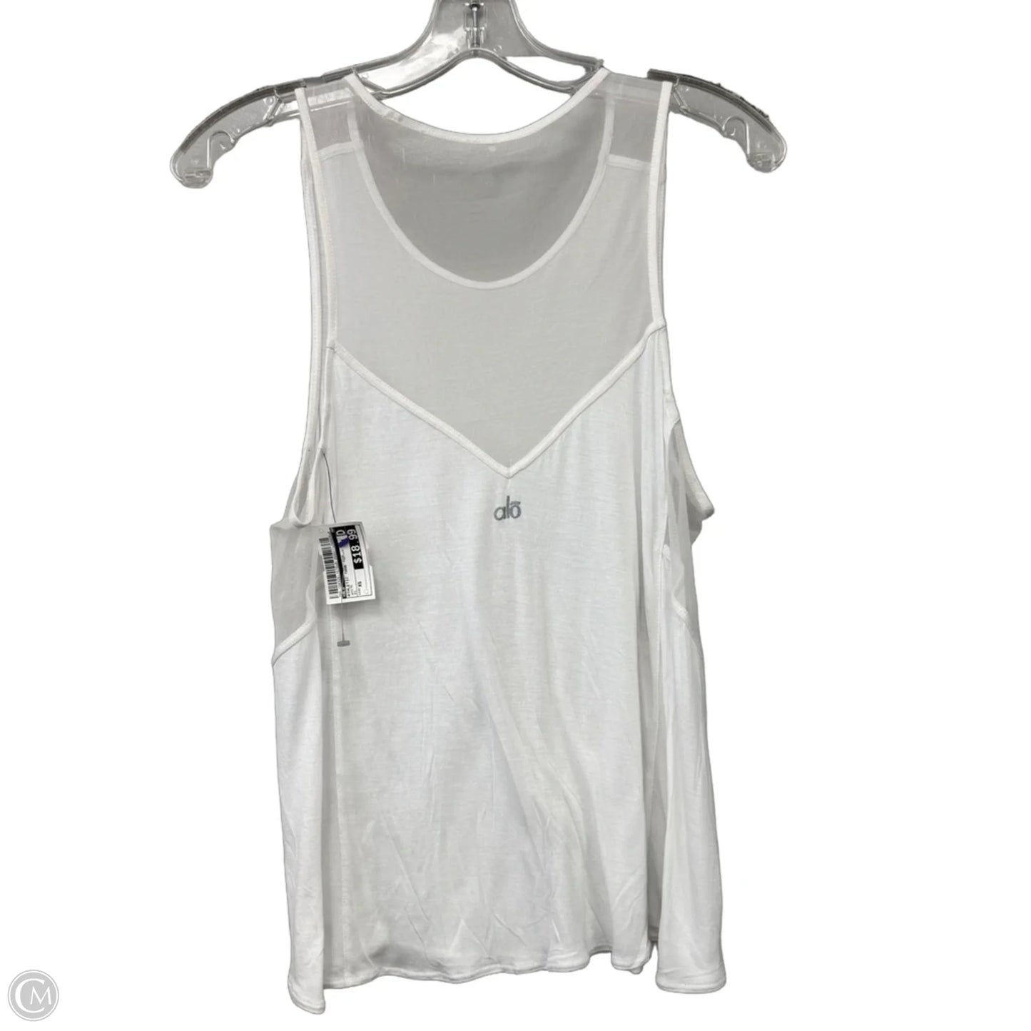 Athletic Tank Top By Alo In White, Size: Xs