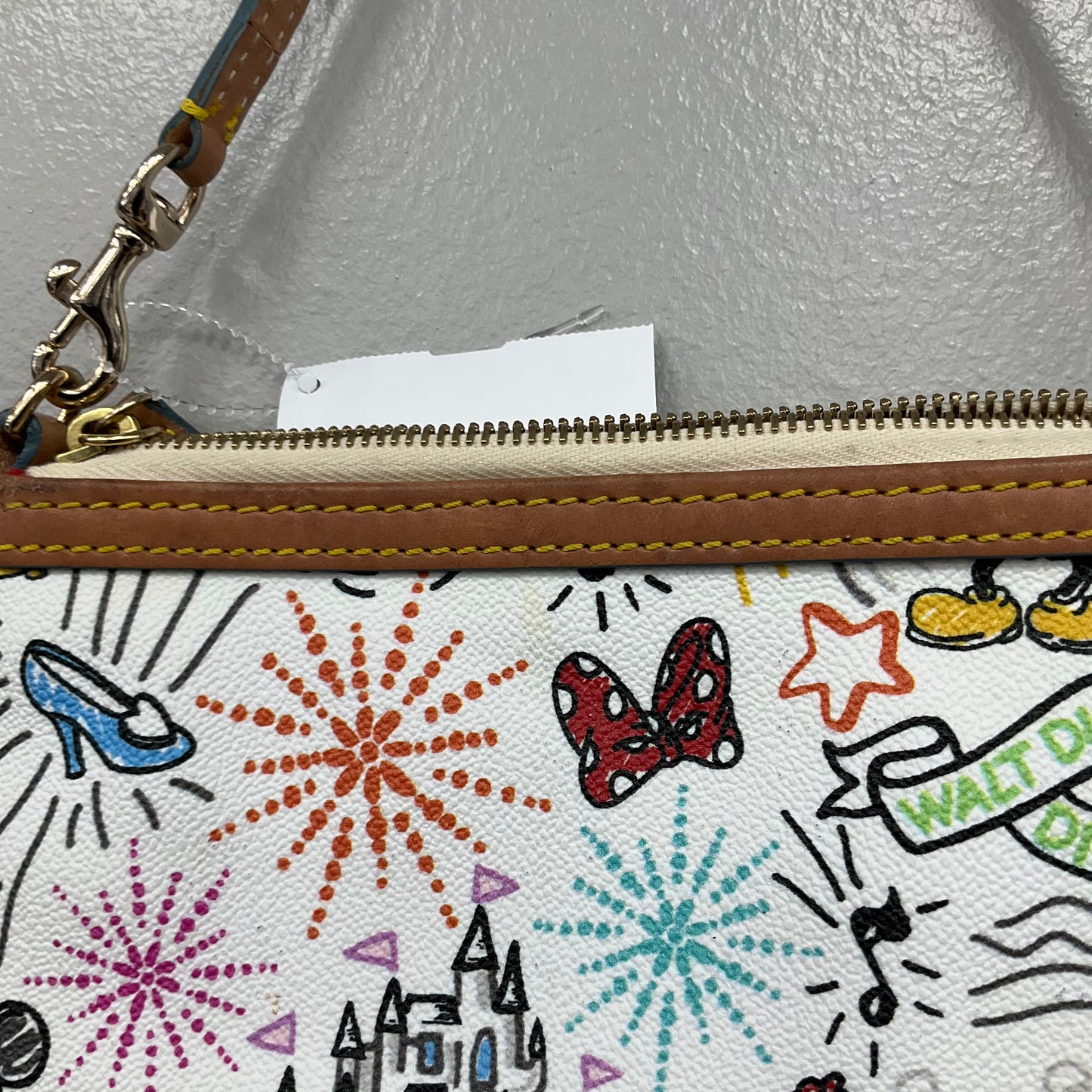 Clutch Designer By Disney x Dooney And Bourke In White, Size:Small