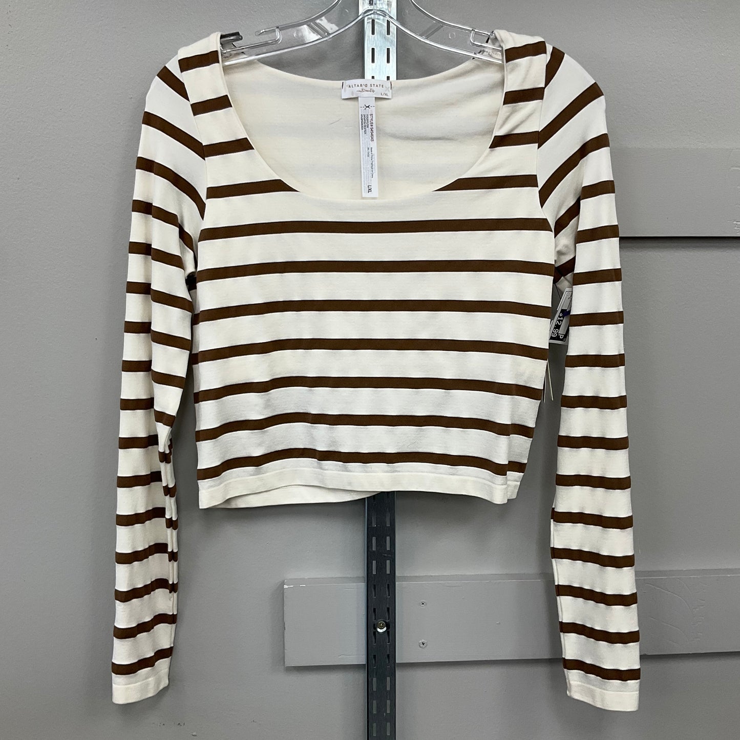 TOP LS by ALTARD STATE In STRIPED PATTERN, Size: L