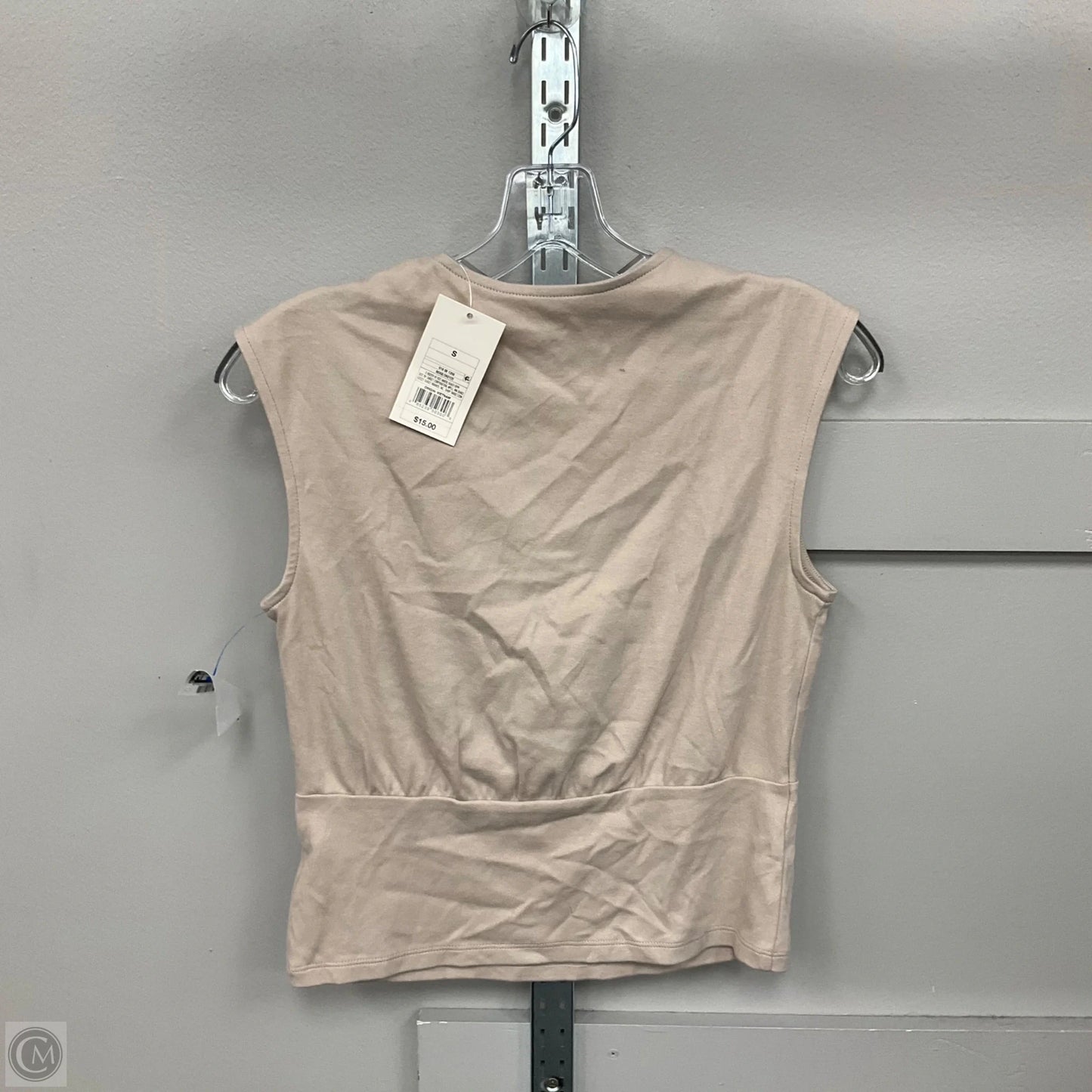 Top Sleeveless By A New Day In Tan, Size: S