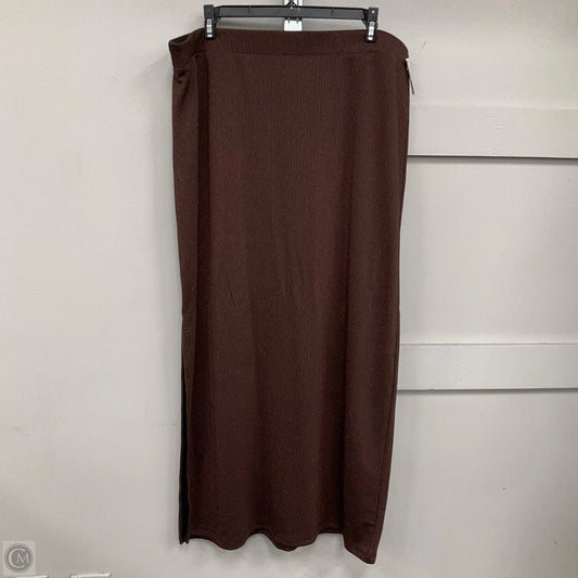 Skirt Maxi By Old Navy In Bronze, Size: Xl