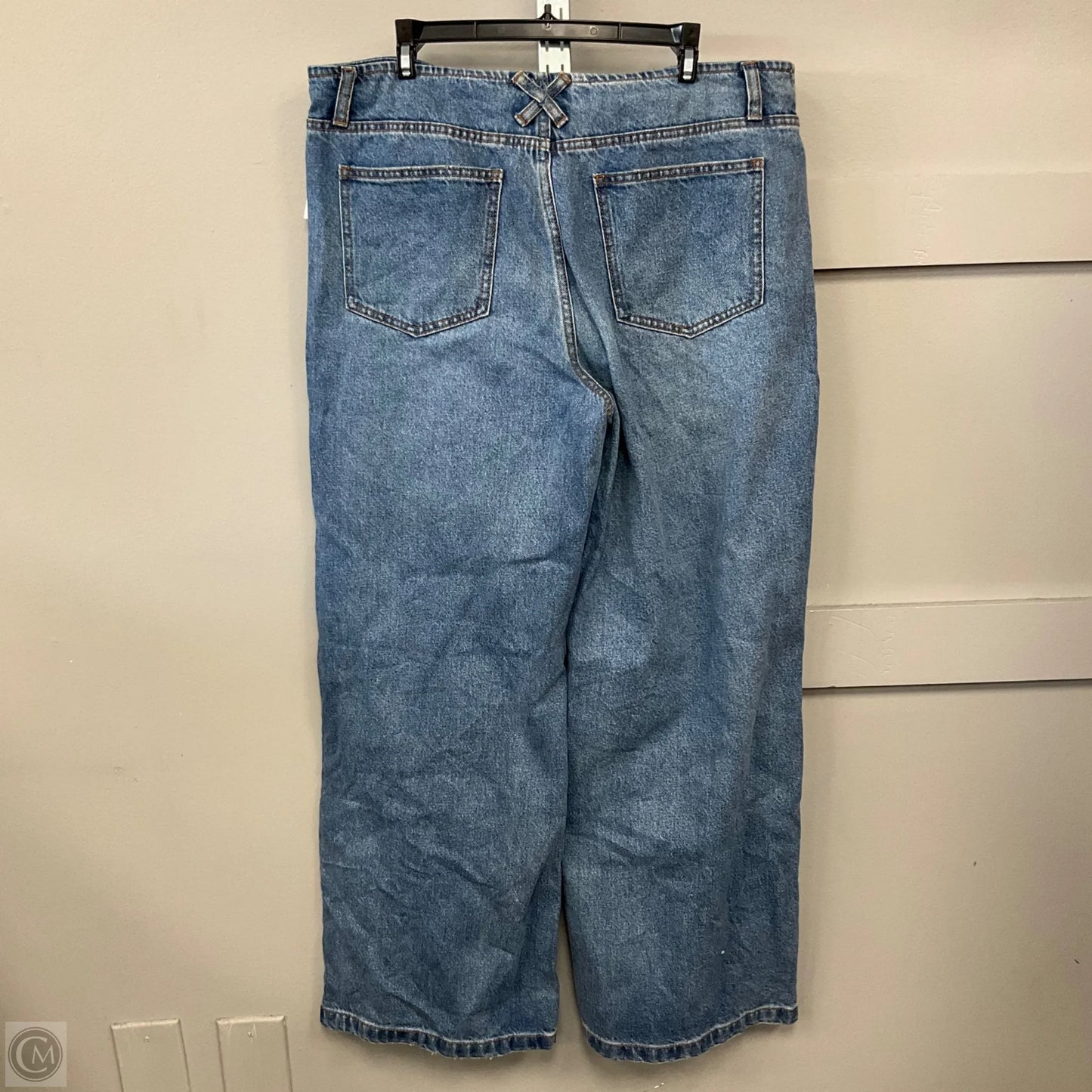 Jeans Wide Leg By Future Collective In Blue, Size: 14