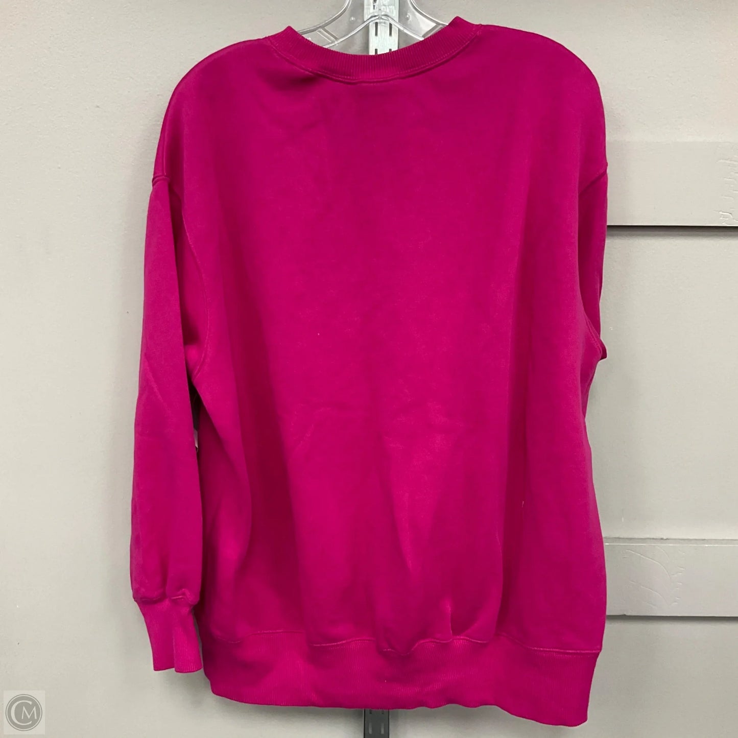 Sweatshirt Crewneck By Nike In Pink, Size: M