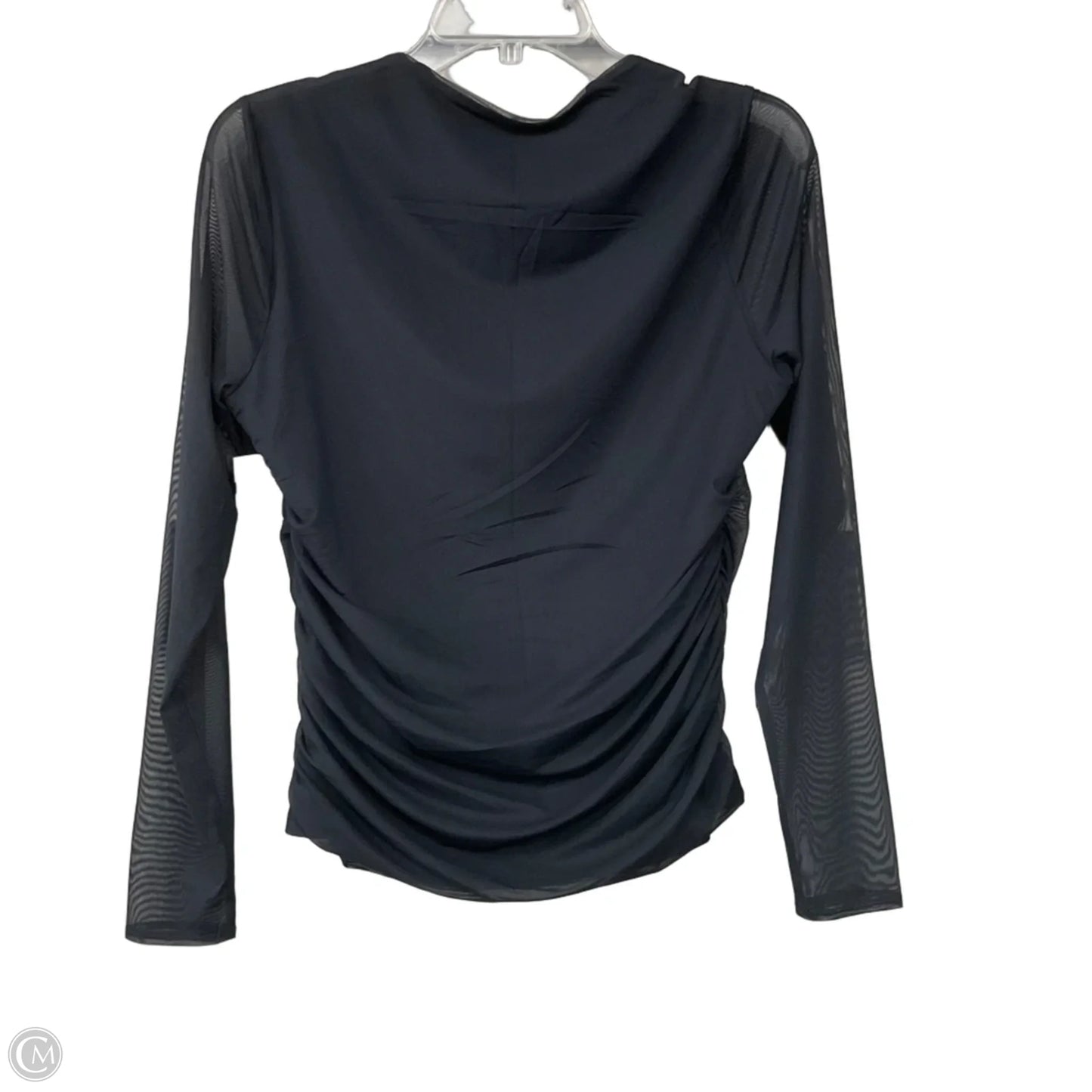 Top Long Sleeve By Abercrombie And Fitch In Black, Size: L