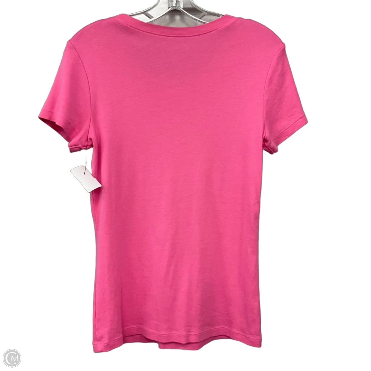 Top Short Sleeve Designer By Lilly Pulitzer In Pink, Size: L
