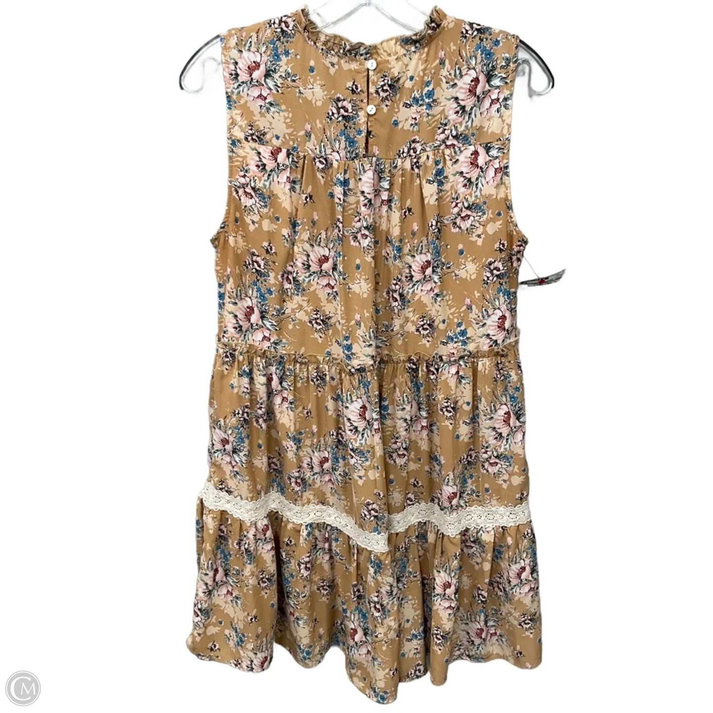 Dress Casual Short In Floral Print, Size: M