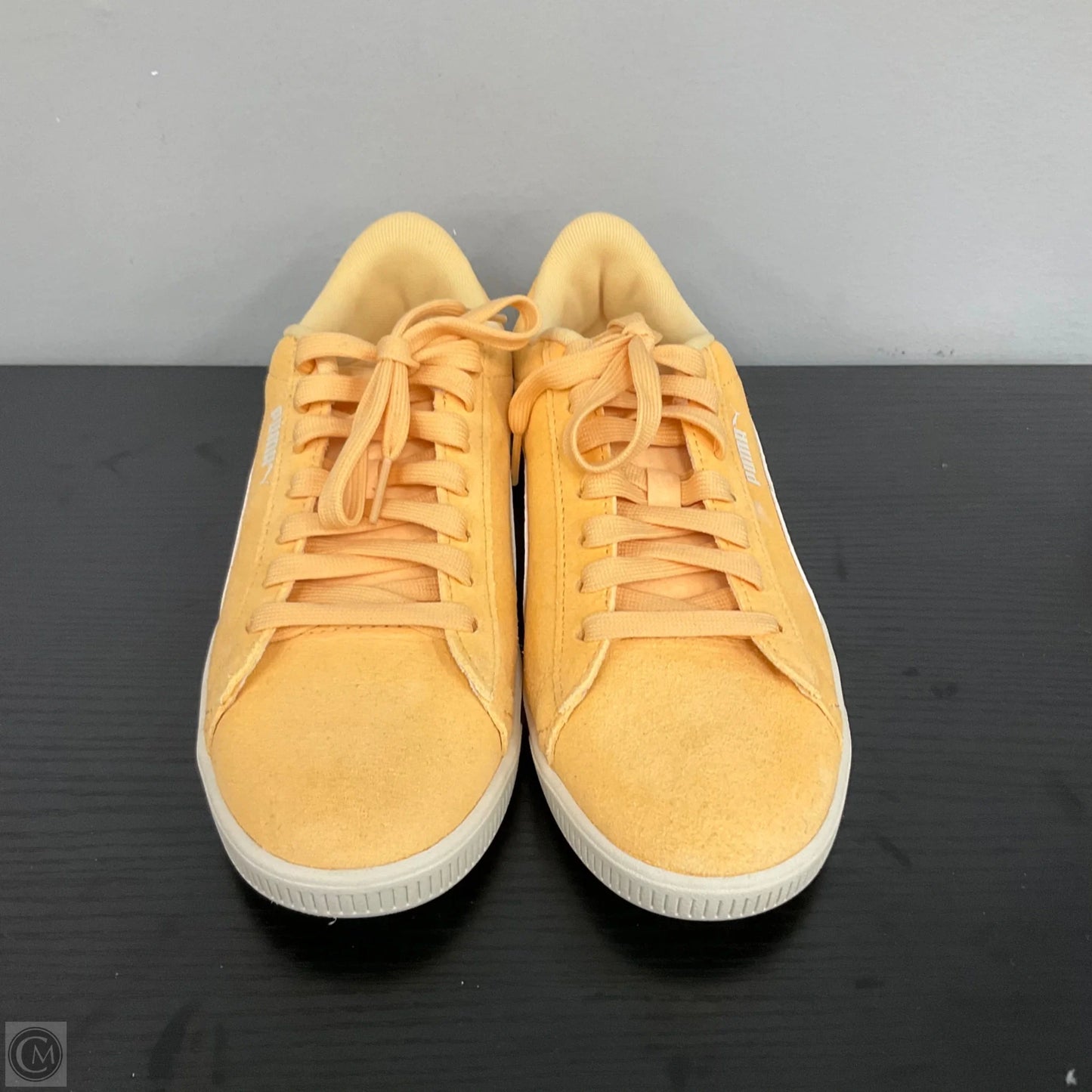 Shoes Sneakers By Puma In Orange, Size: 8