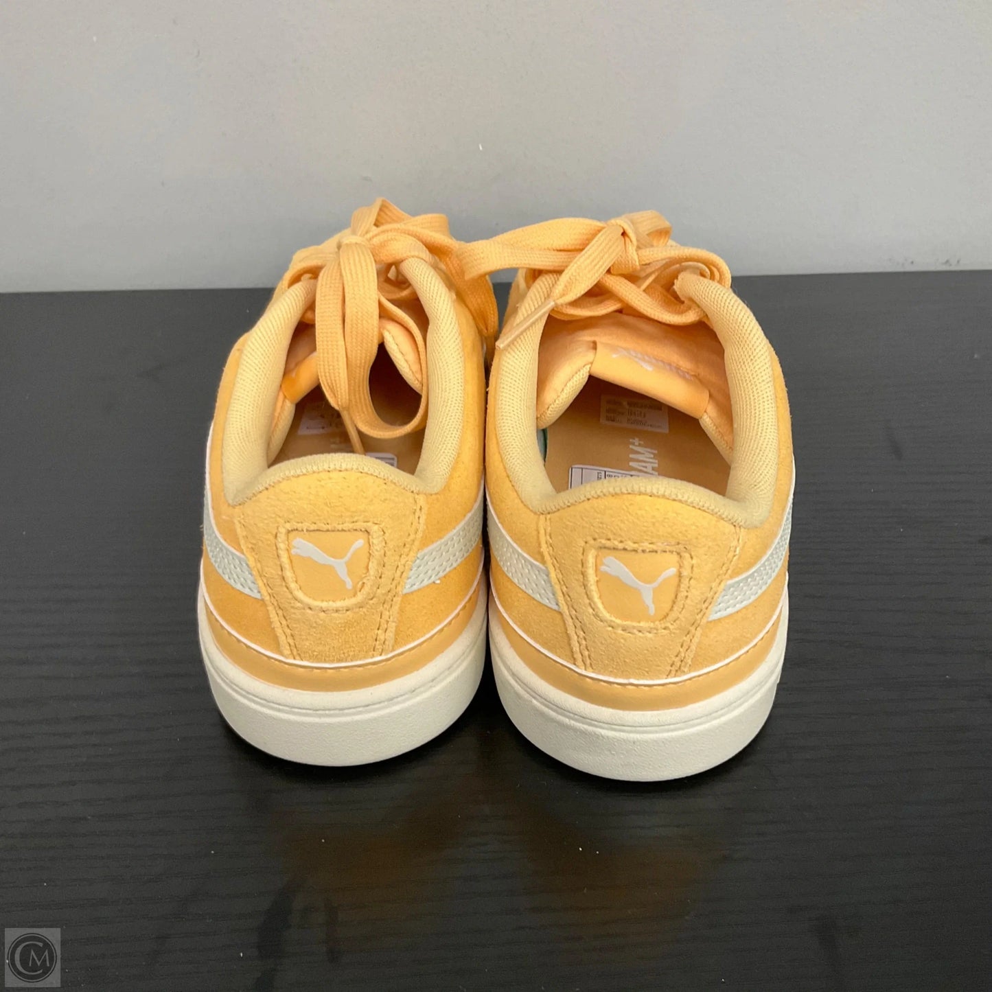 Shoes Sneakers By Puma In Orange, Size: 8