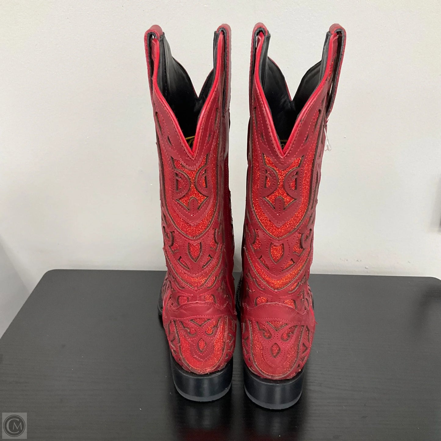 Boots Western By Cmb In Red, Size: 9.5
