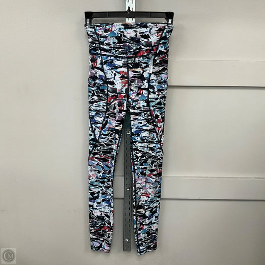 Athletic Leggings By Lululemon In Multi-colored, Size: 2
