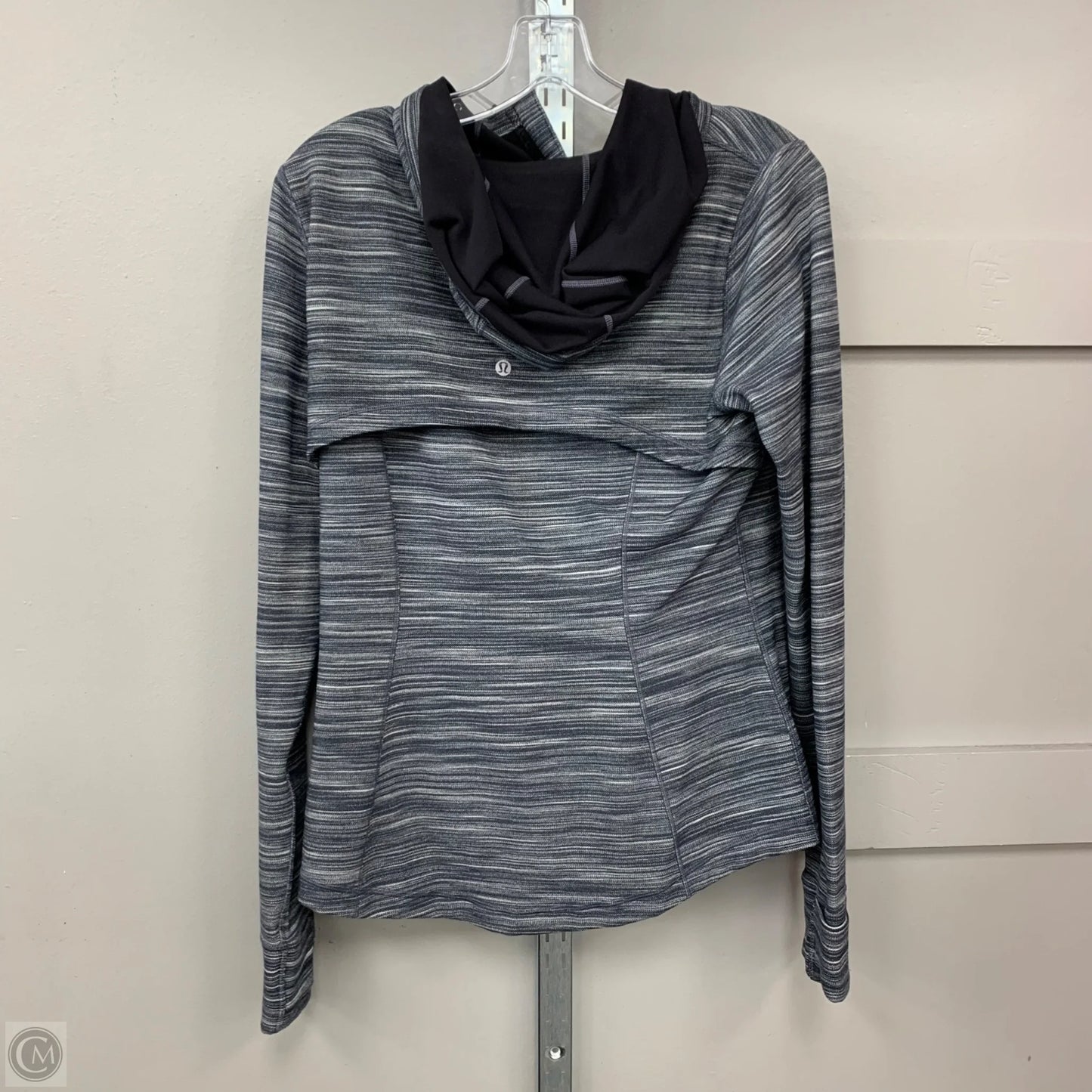 Athletic Jacket By Lululemon In Grey, Size: 12