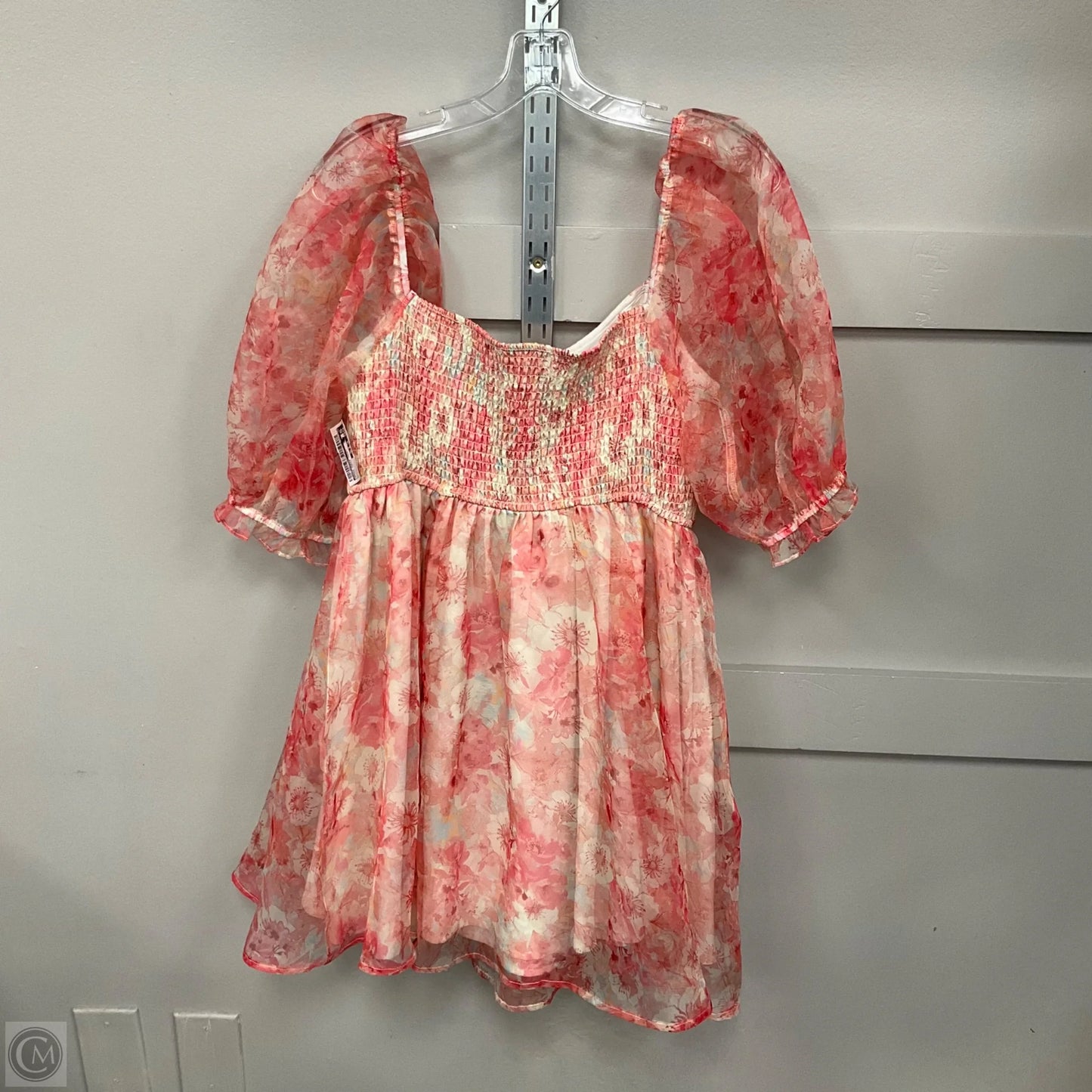 Dress Party Short By Francesca's In Floral Print, Size: L
