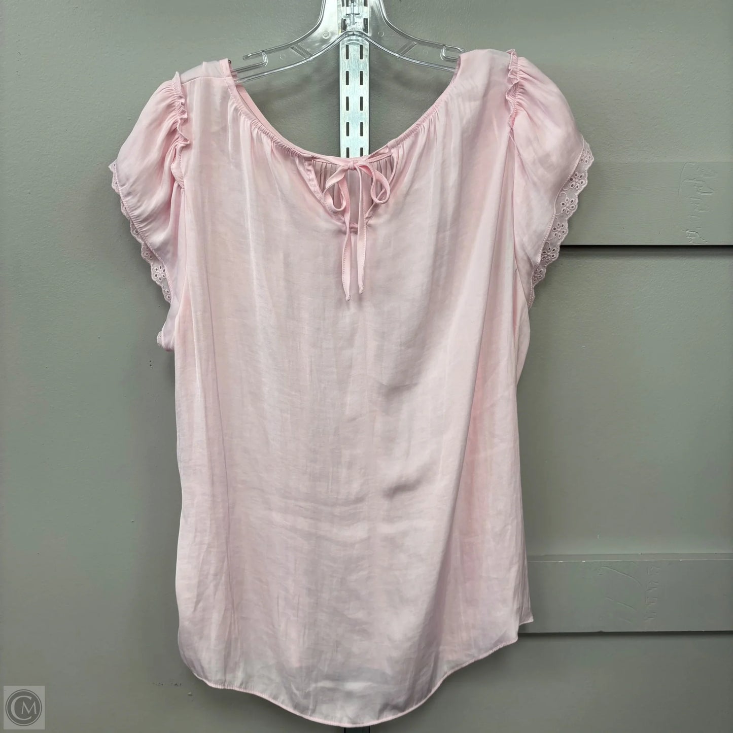 Top Short Sleeve By Lc Lauren Conrad In Pink, Size: L