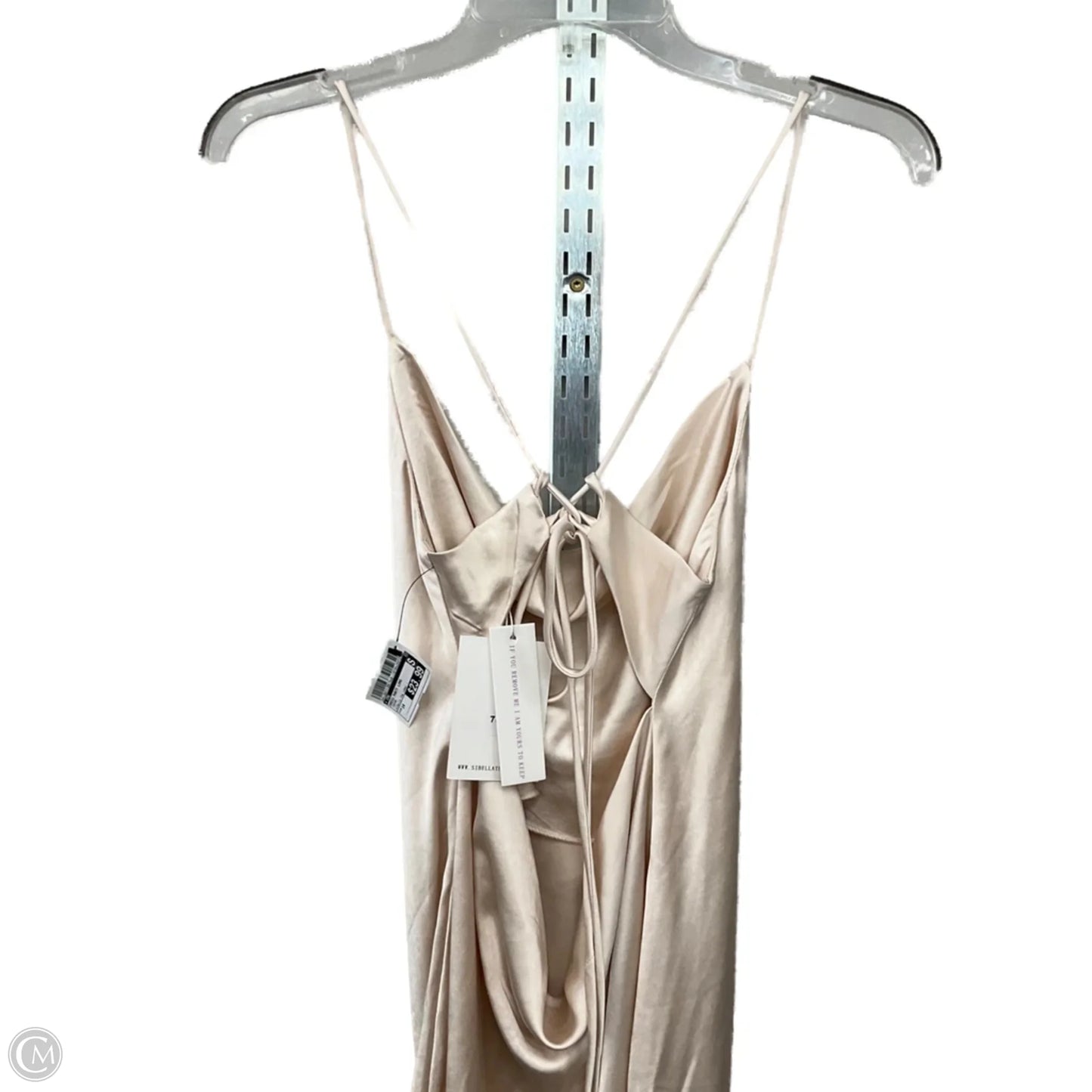 Dress Party Long By Sibella the Label In Cream, Size: 14