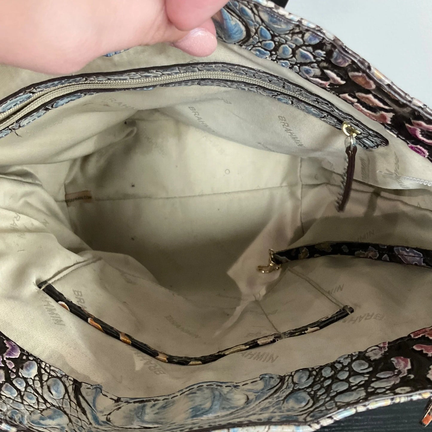 Handbag Designer By Brahmin, Size: Medium