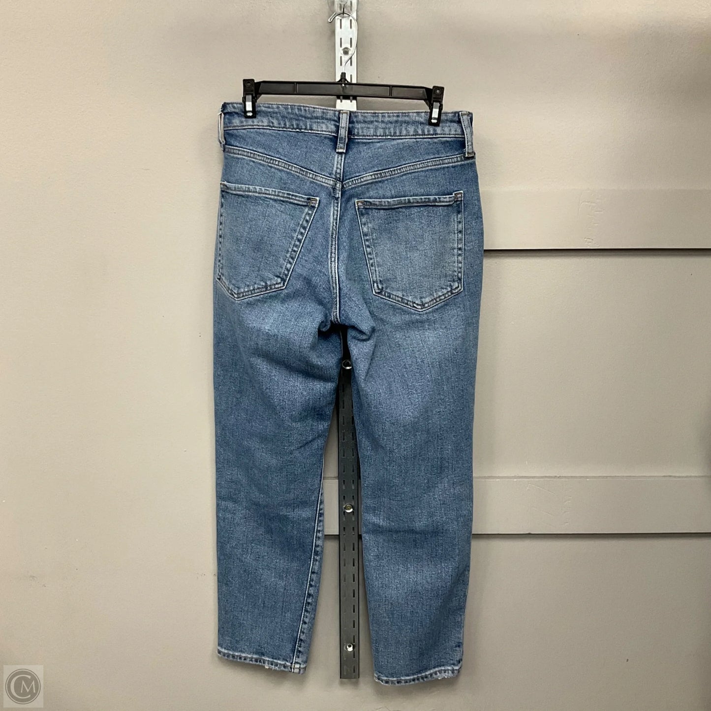 Jeans Straight By Old Navy In Blue Denim, Size: 4p