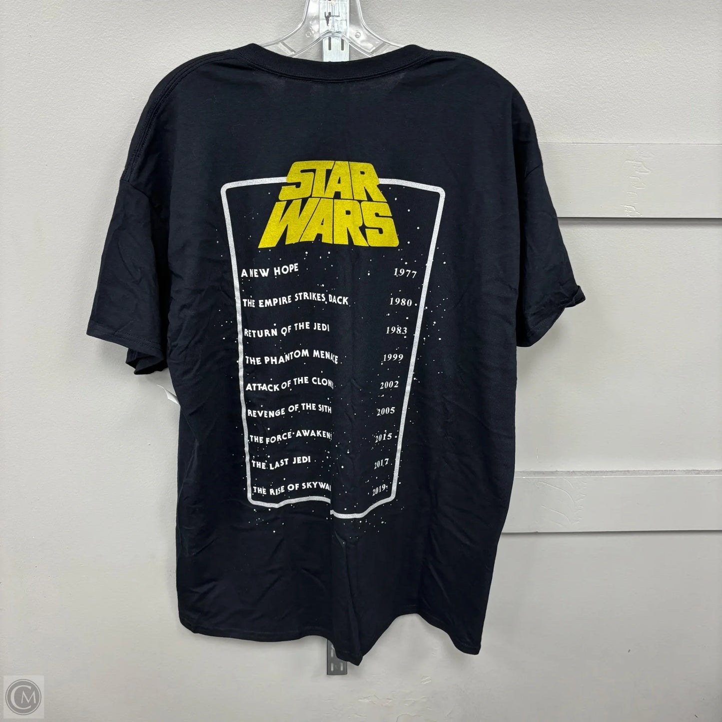 Top Short Sleeve By Disney In Black, Size: XL