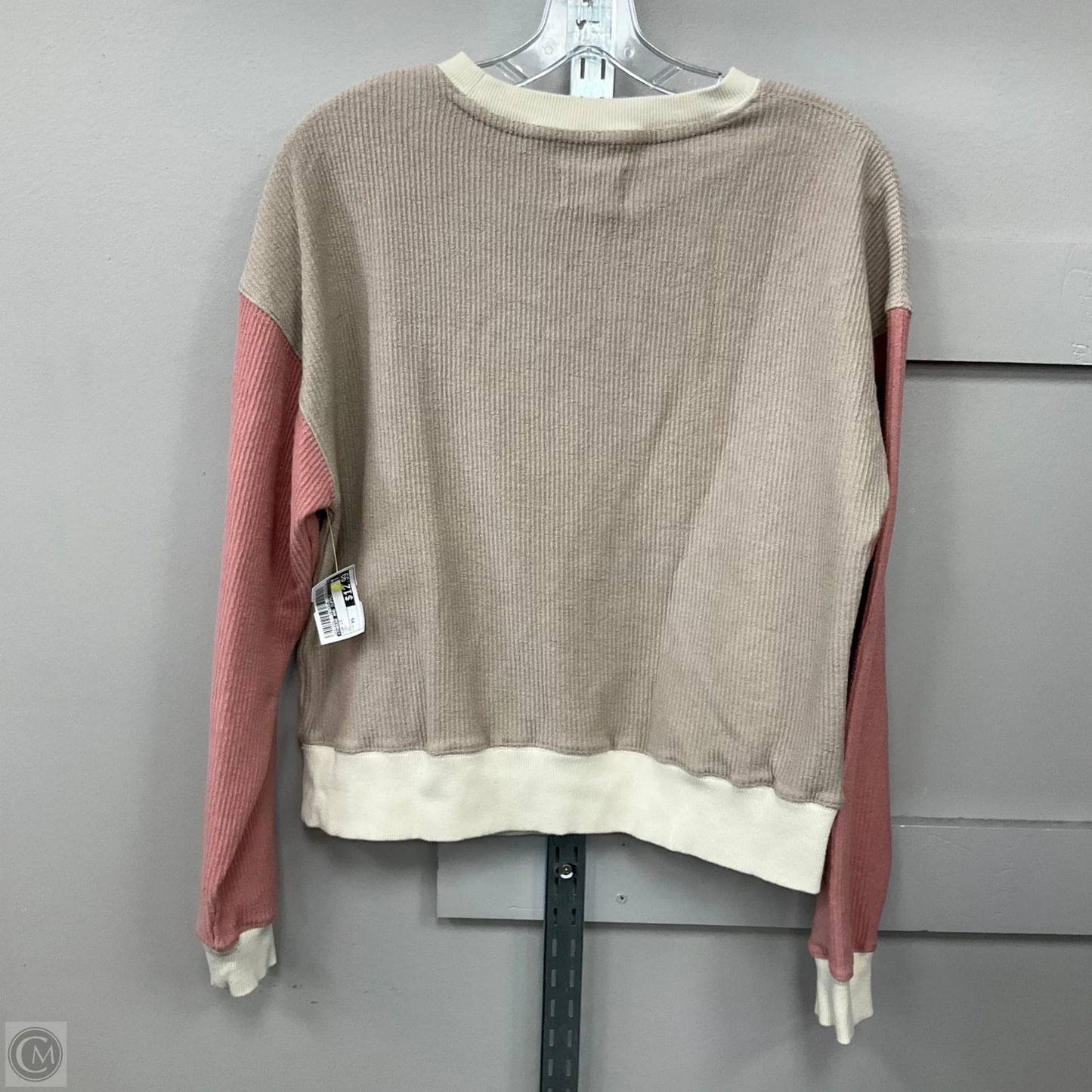 Top Long Sleeve By Thread And Supply In Tan, Size: Xs