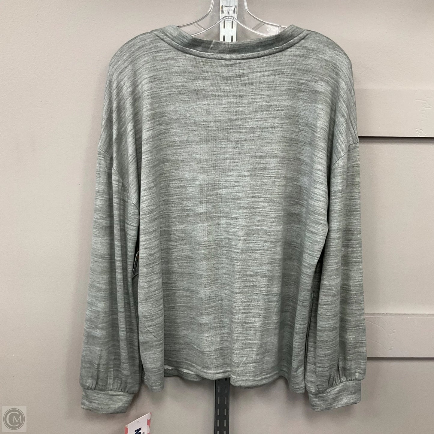 Top Long Sleeve By Muk Luks In Green, Size: L