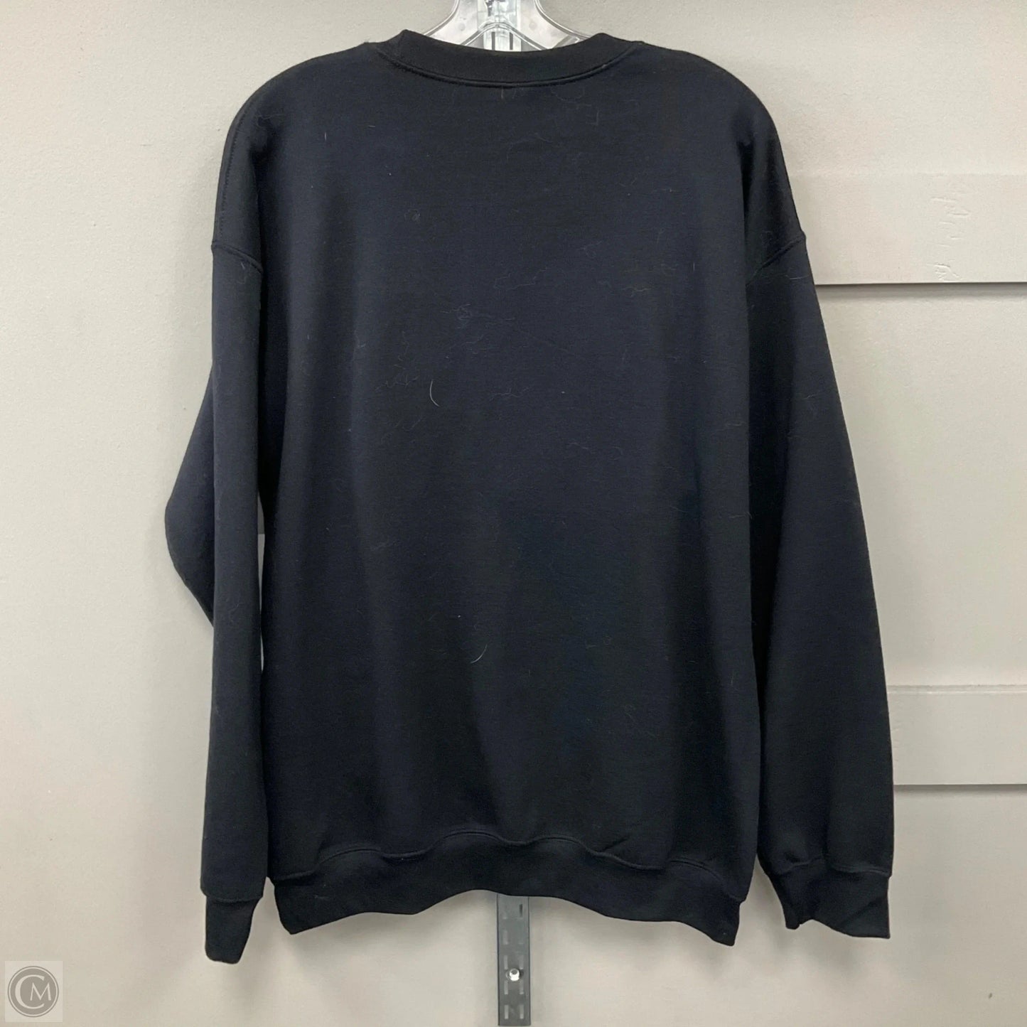 Sweatshirt Crewneck By Gildan In Black, Size: L