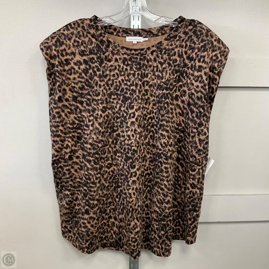 Top Sleeveless By Good American In Animal Print, Size: 2x