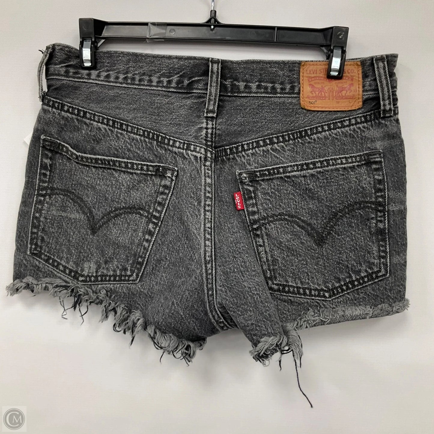 Shorts By Levis In Black Denim, Size: 4