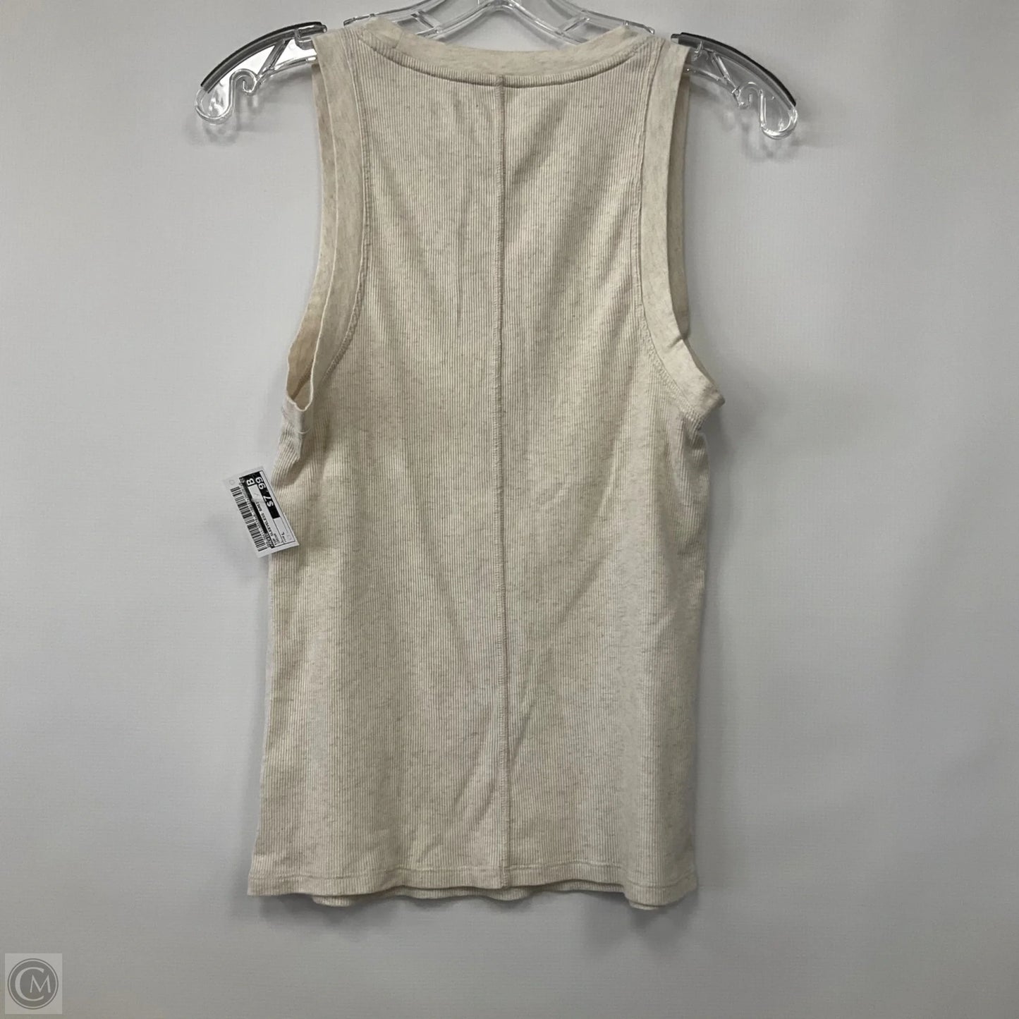 Top Sleeveless Basic By Aerie In Cream, Size: L