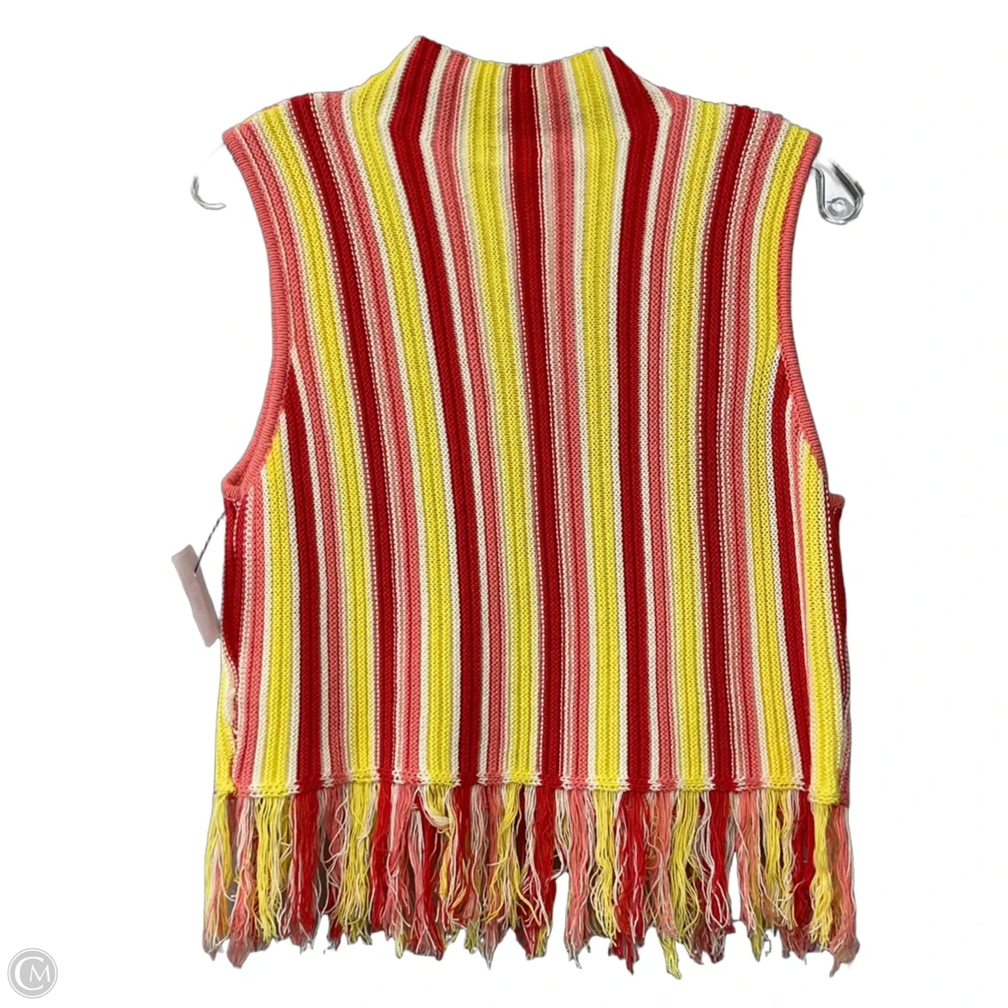 Top Sleeveless By LFD In Striped Pattern, Size: L