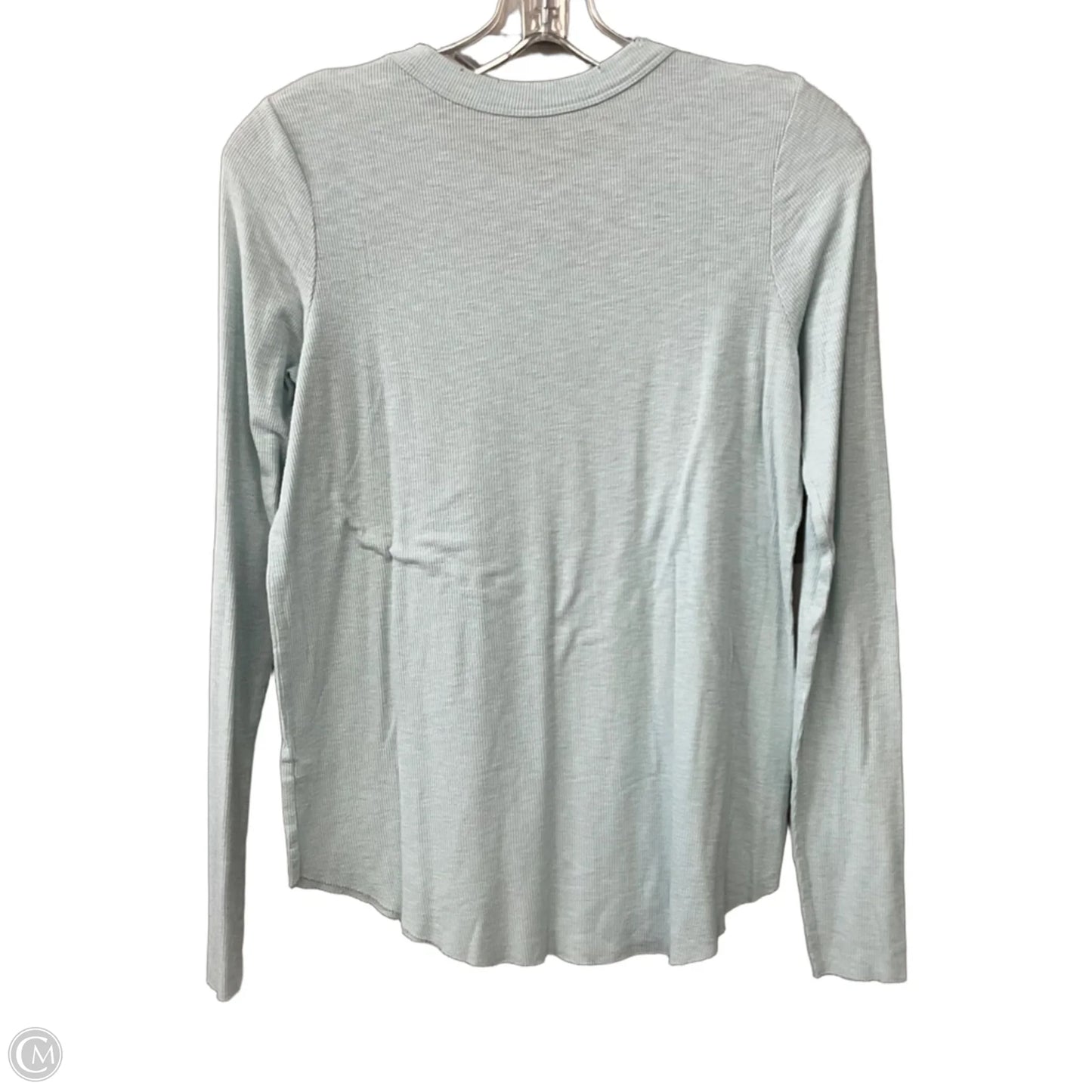 Top Long Sleeve Basic By Aerie In Aqua, Size: S