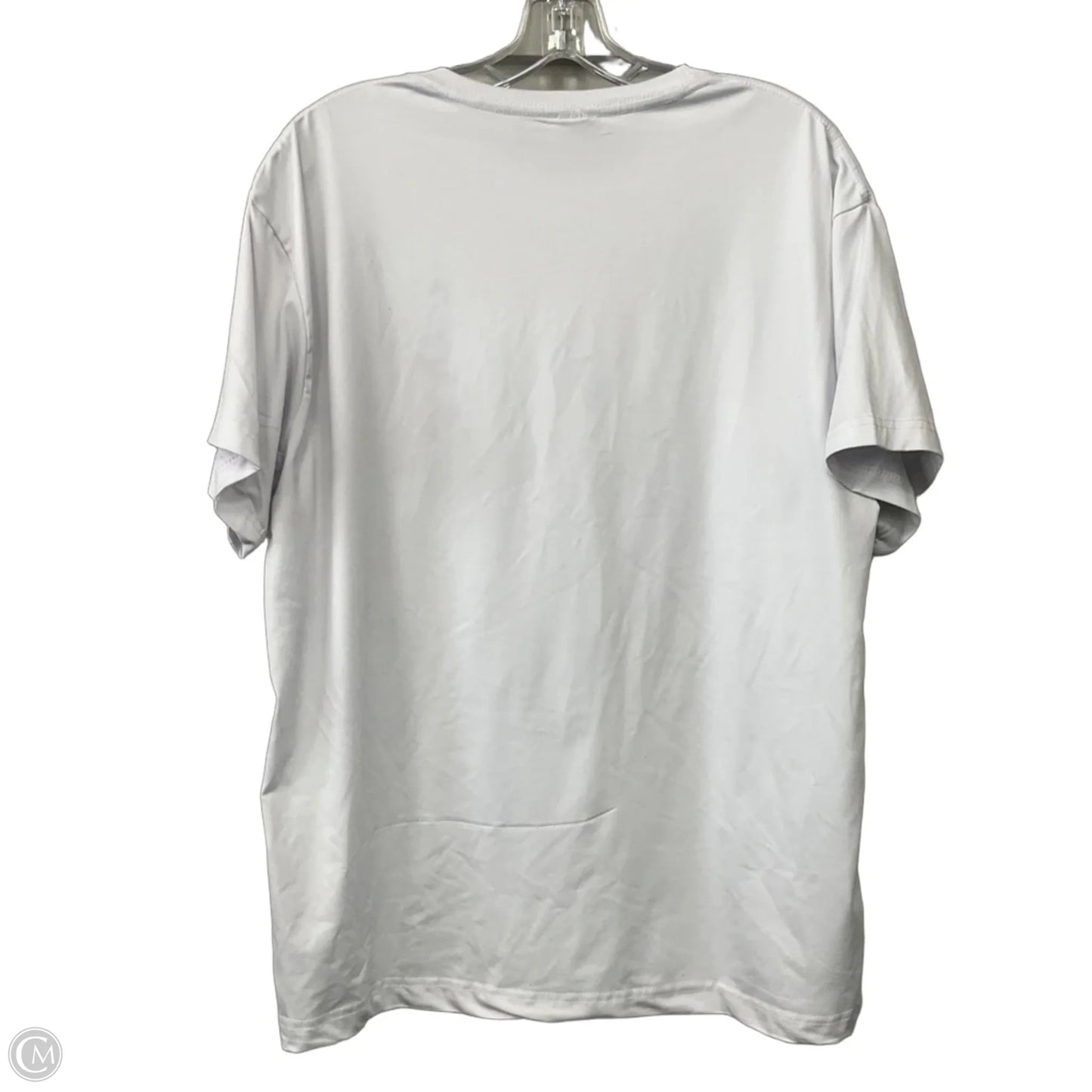 Top Short Sleeve Basic By Konkae In White, Size: Xl