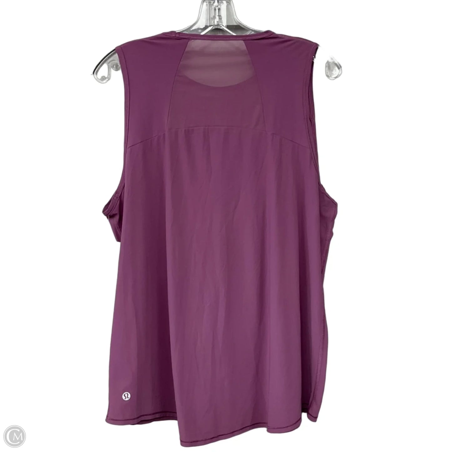 Athletic Tank Top By Lululemon In Purple, Size: 14