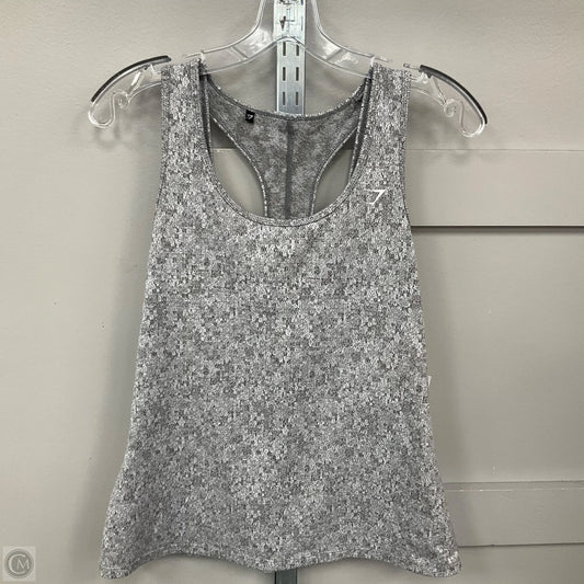 Athletic Tank Top By Gym Shark In Grey, Size: L