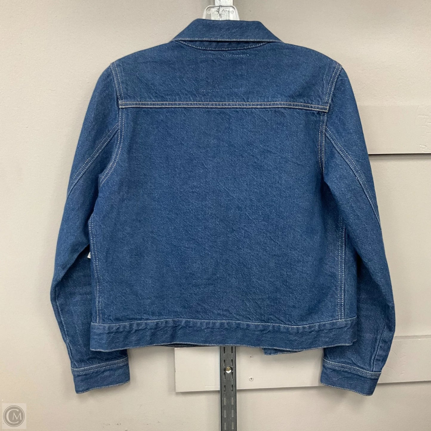 Jacket Denim By Majestic In Blue Denim, Size: S