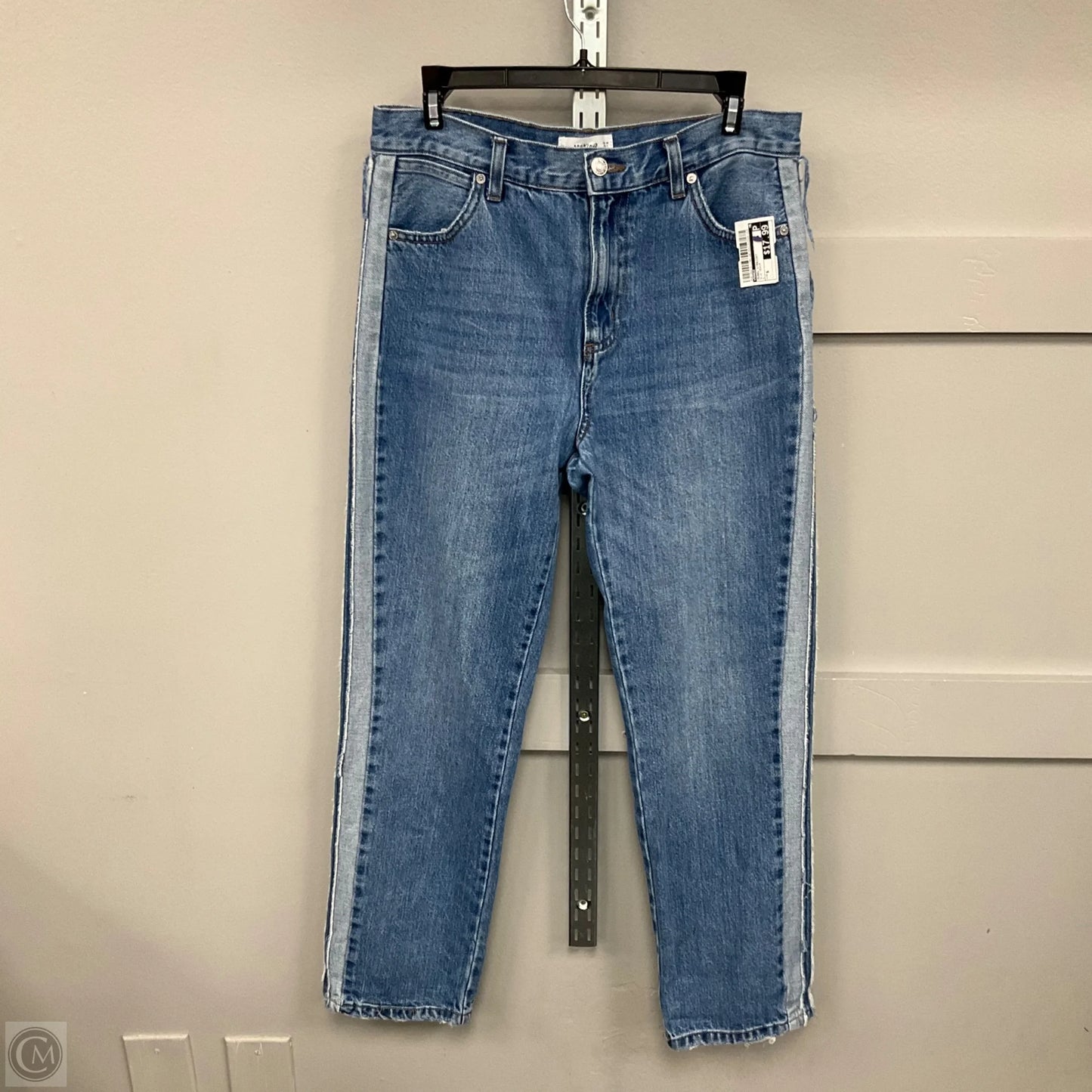 Jeans Straight By Mango In Blue Denim, Size: 6