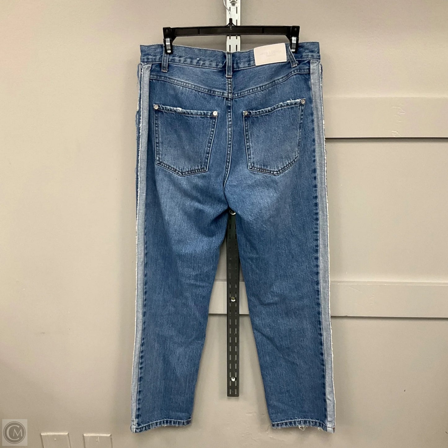 Jeans Straight By Mango In Blue Denim, Size: 6