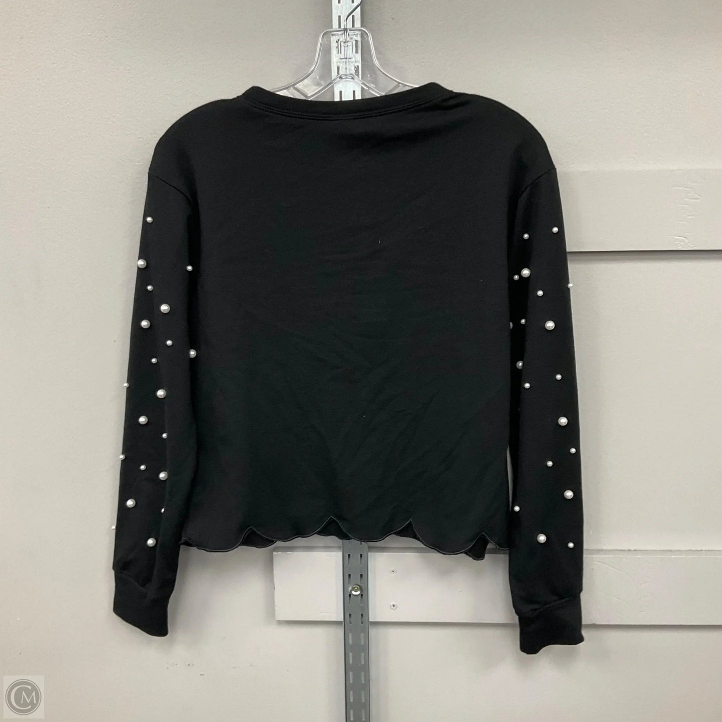 Top Long Sleeve Basic By Clothes Mentor In Black, Size: Xs