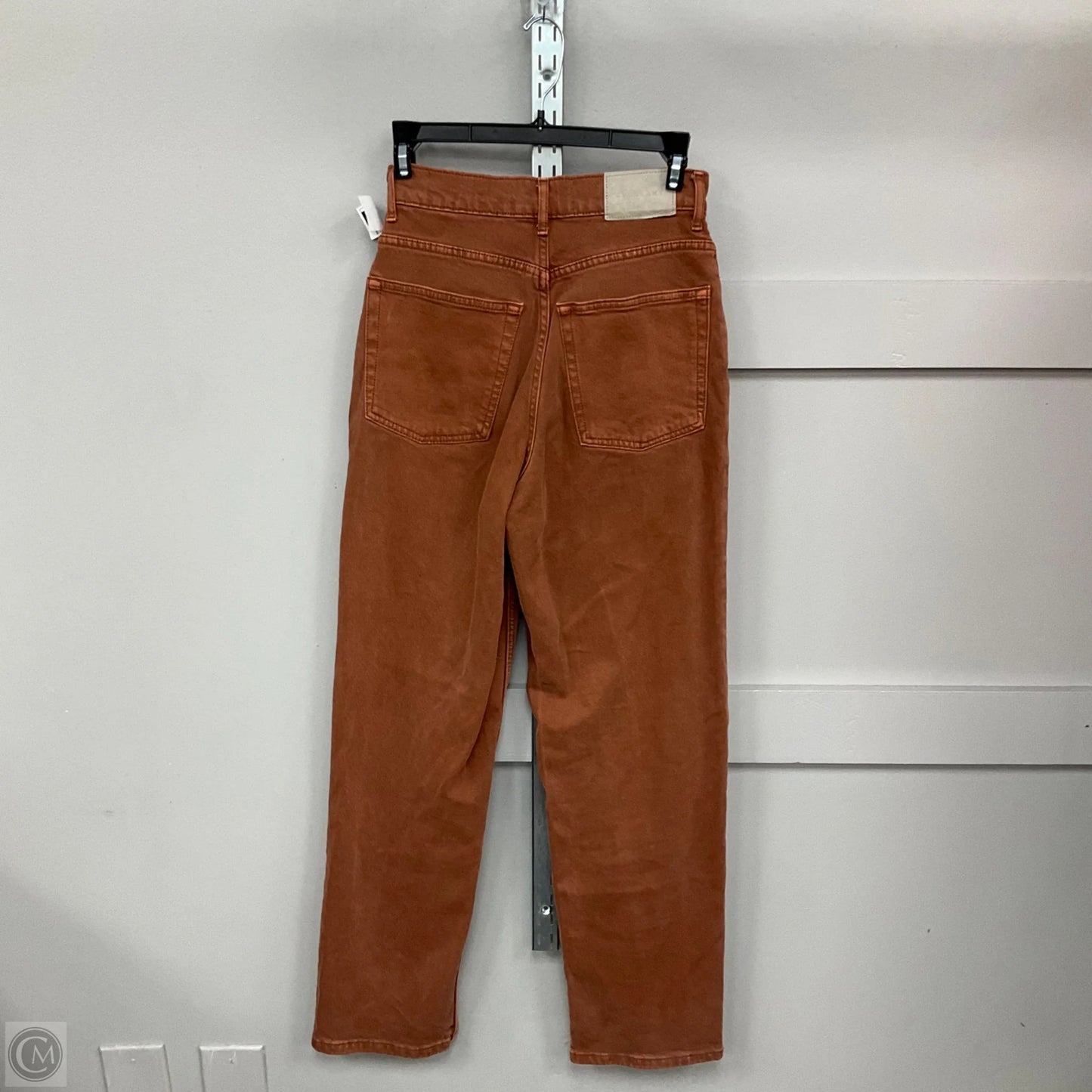 Jeans Straight By Everlane In Brown Denim, Size: 0