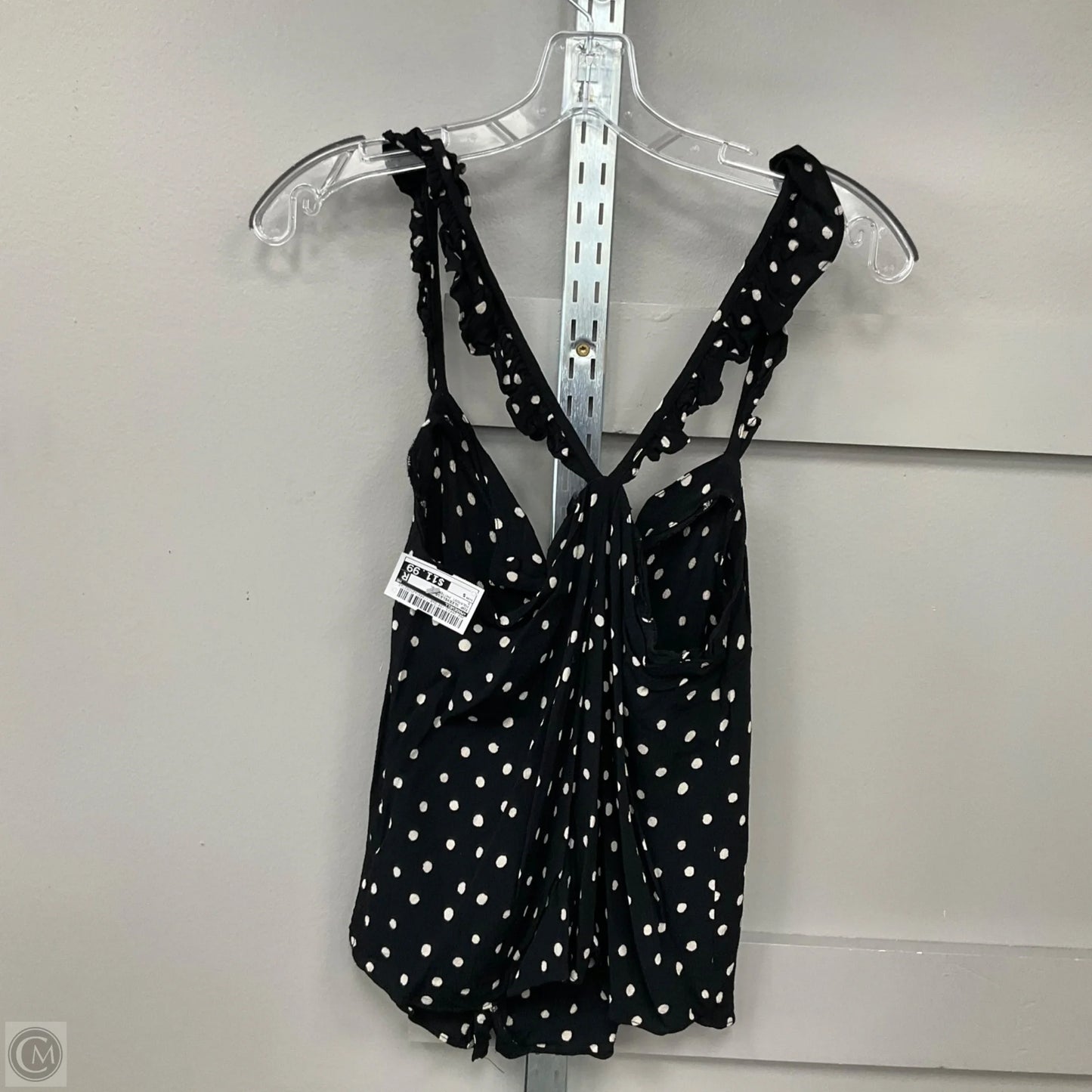 Top Sleeveless By Madewell In Polkadot Pattern, Size: S