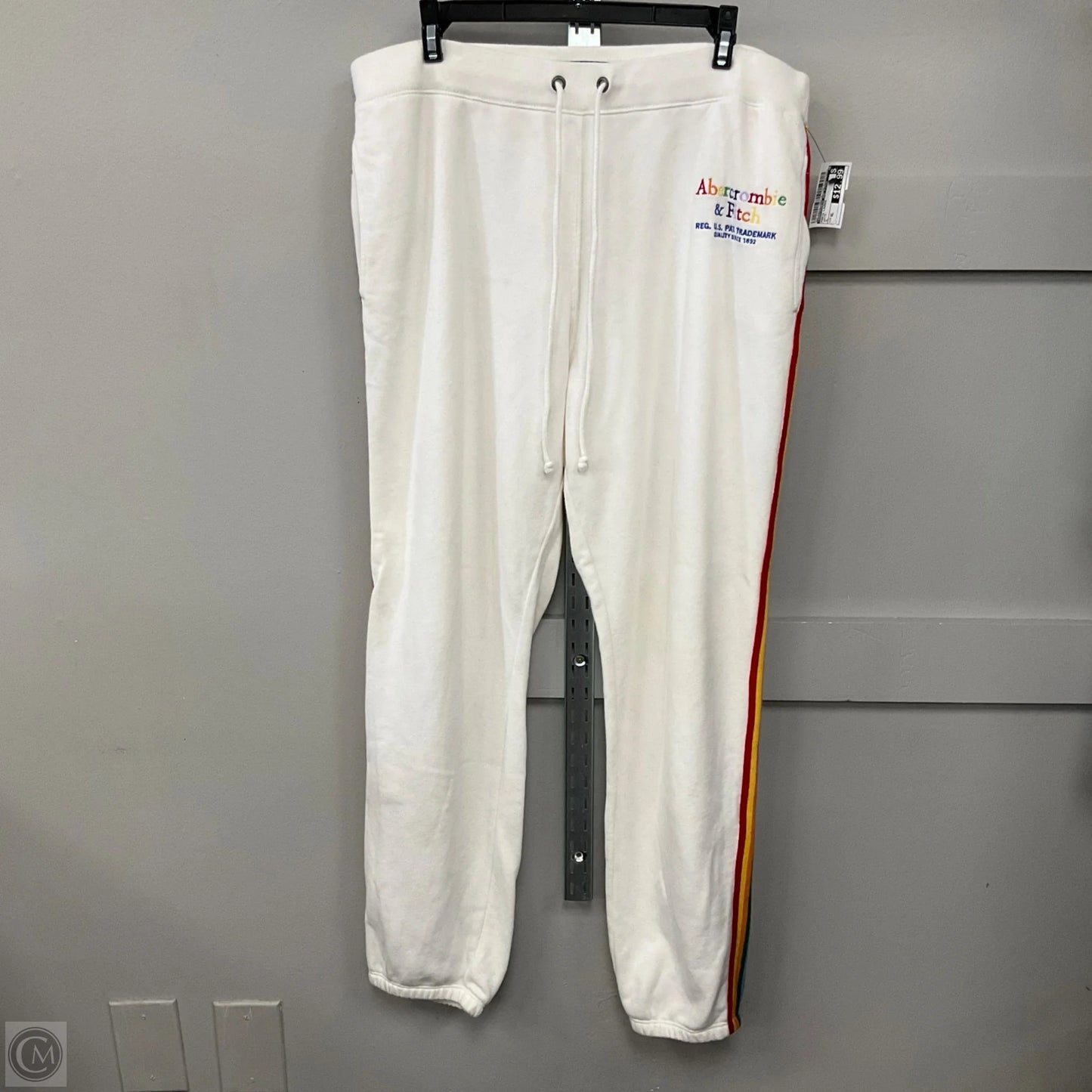 Pants Lounge By Abercrombie And Fitch In White, Size: Xl