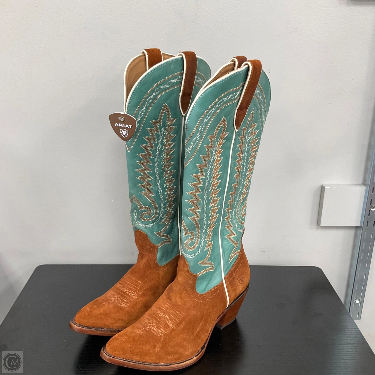 Boots Western By Ariat In Teal, Size: 7