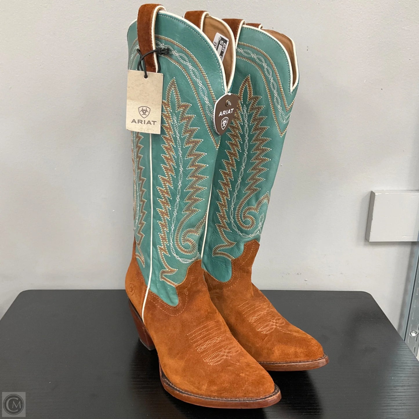 Boots Western By Ariat In Teal, Size: 7