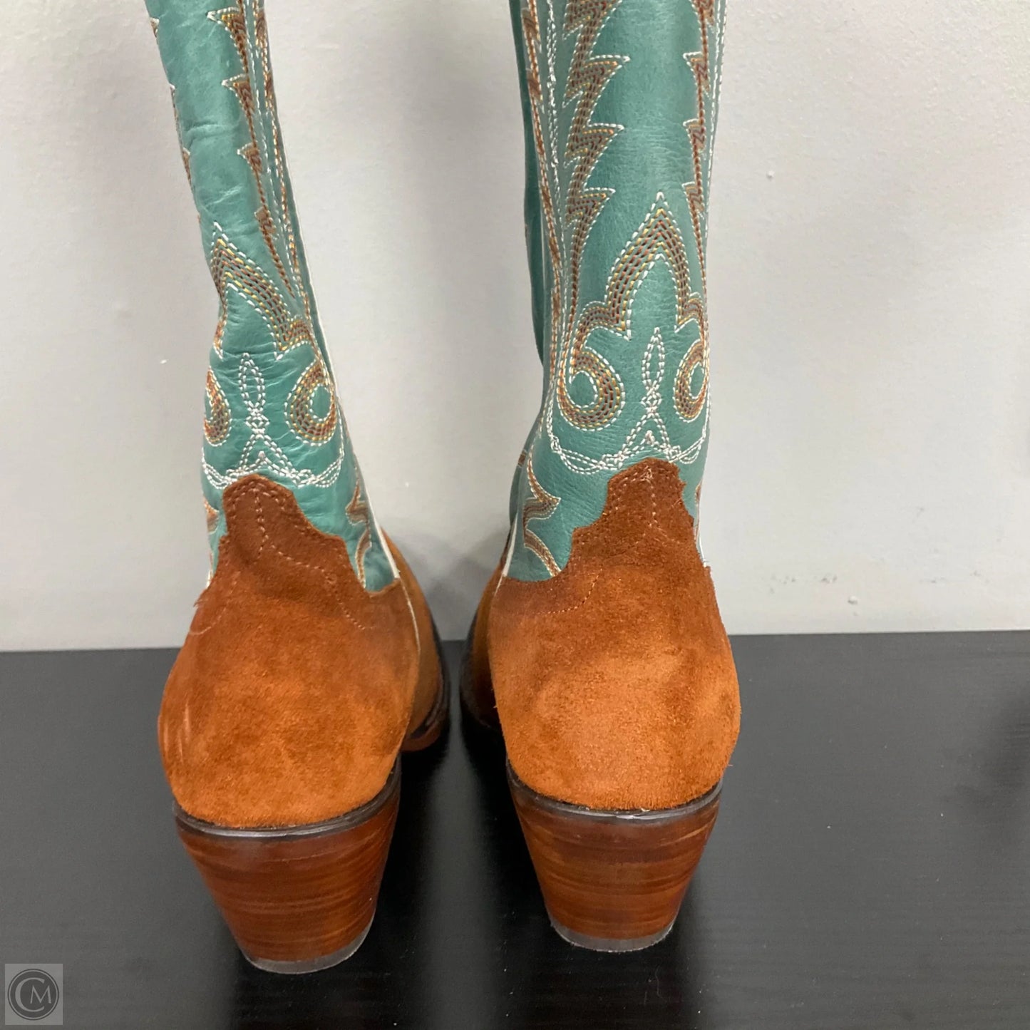 Boots Western By Ariat In Teal, Size: 7