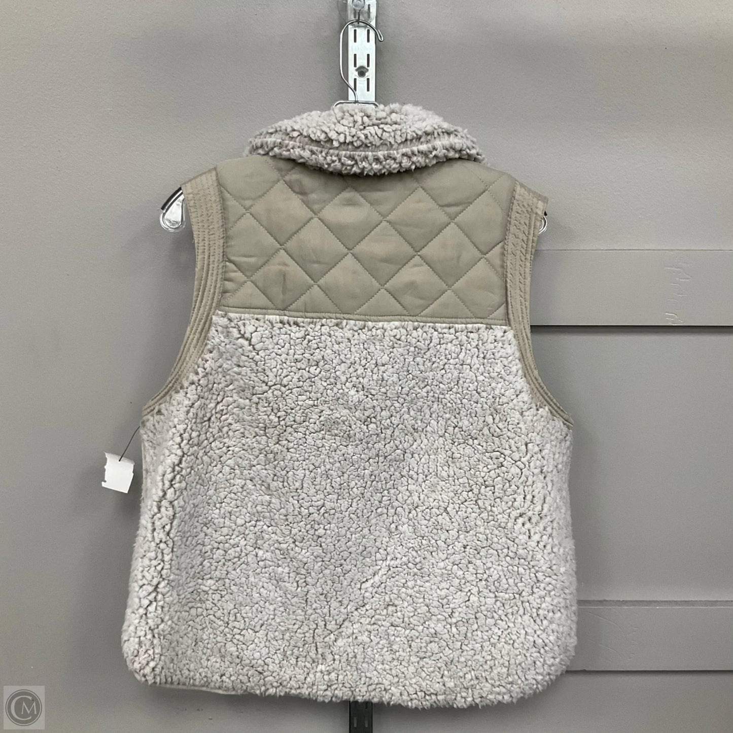 Vest Fleece By Blanknyc In Beige, Size: M
