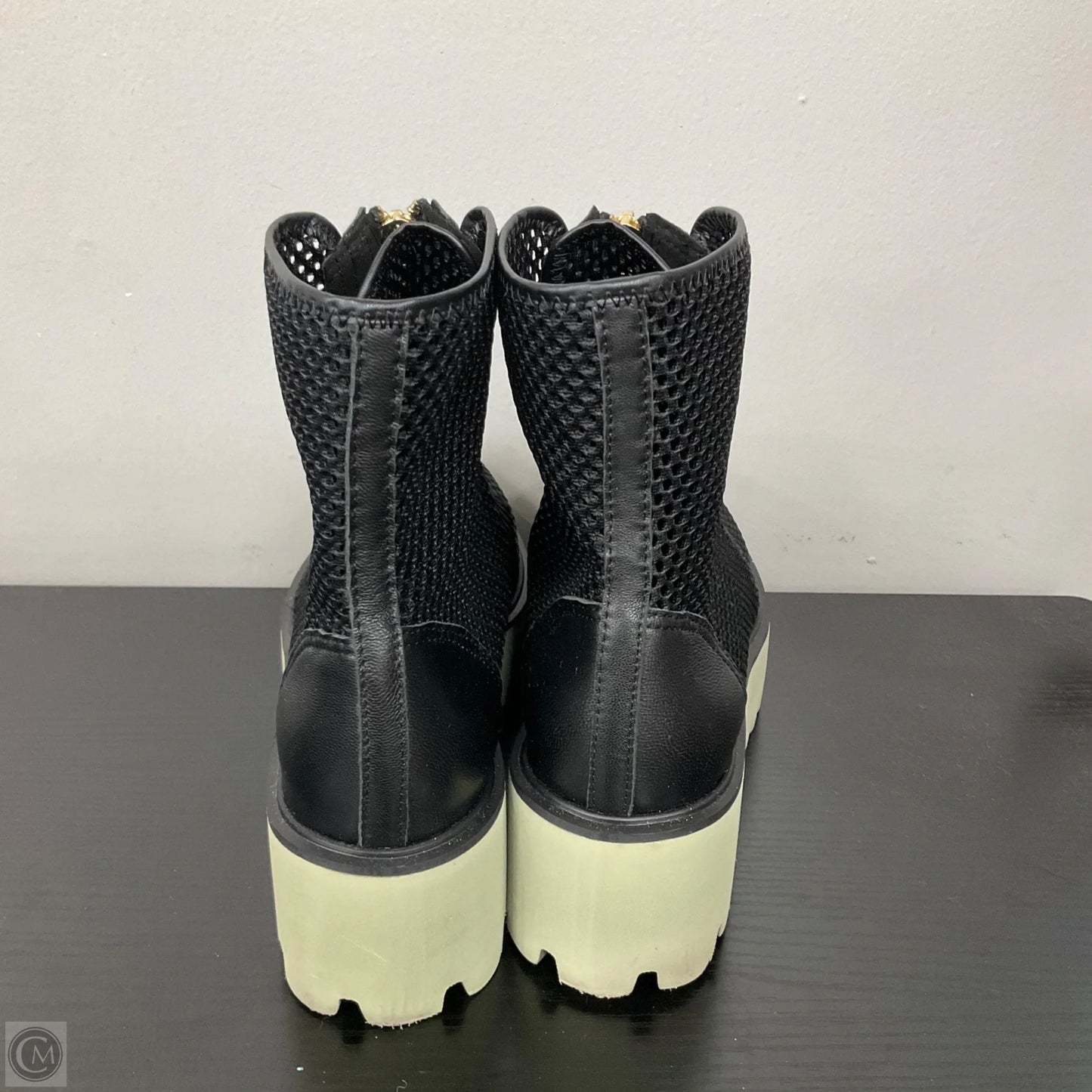 Boots Combat By All Black In Black, Size: 8