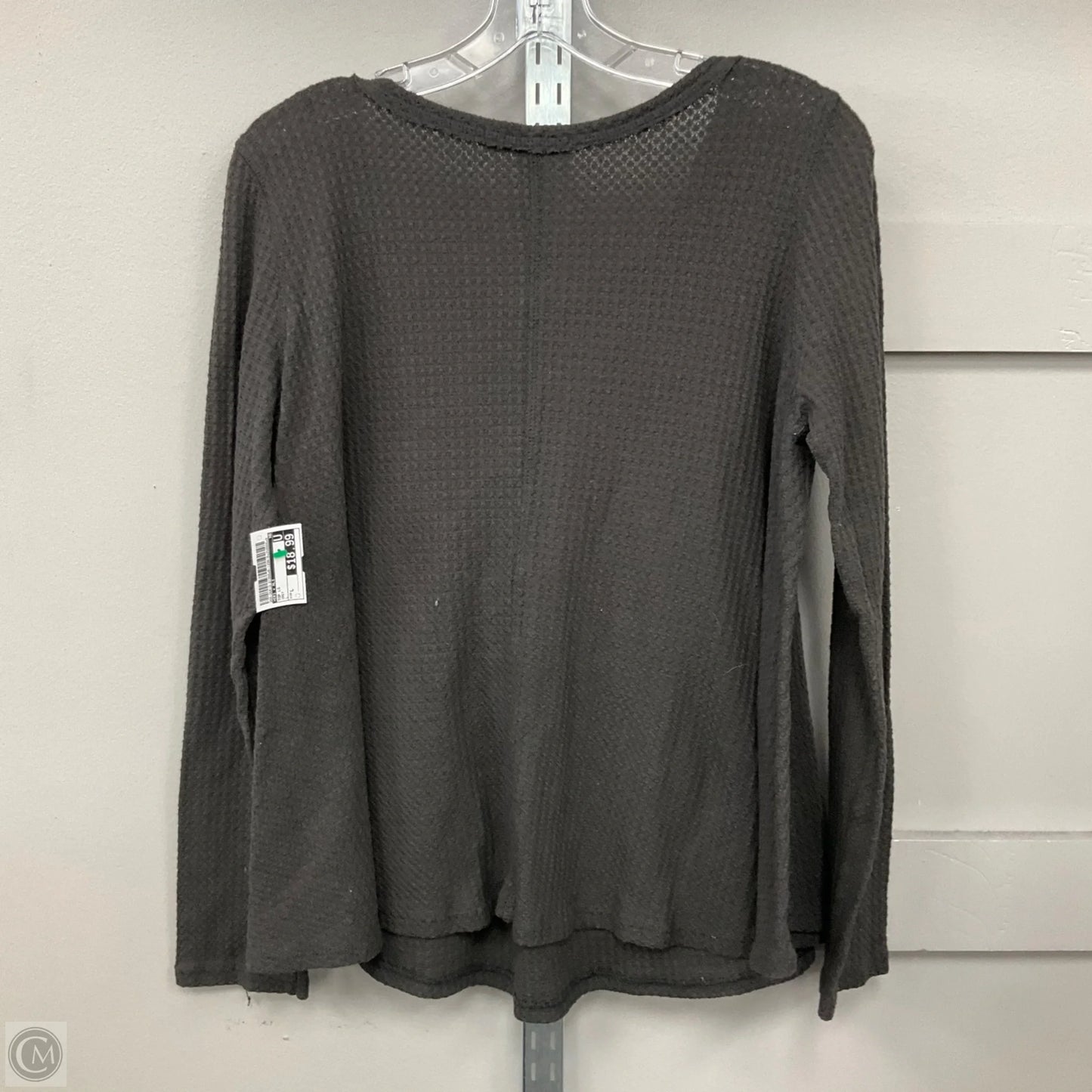Top Long Sleeve By Eri + Ali In Grey, Size: L